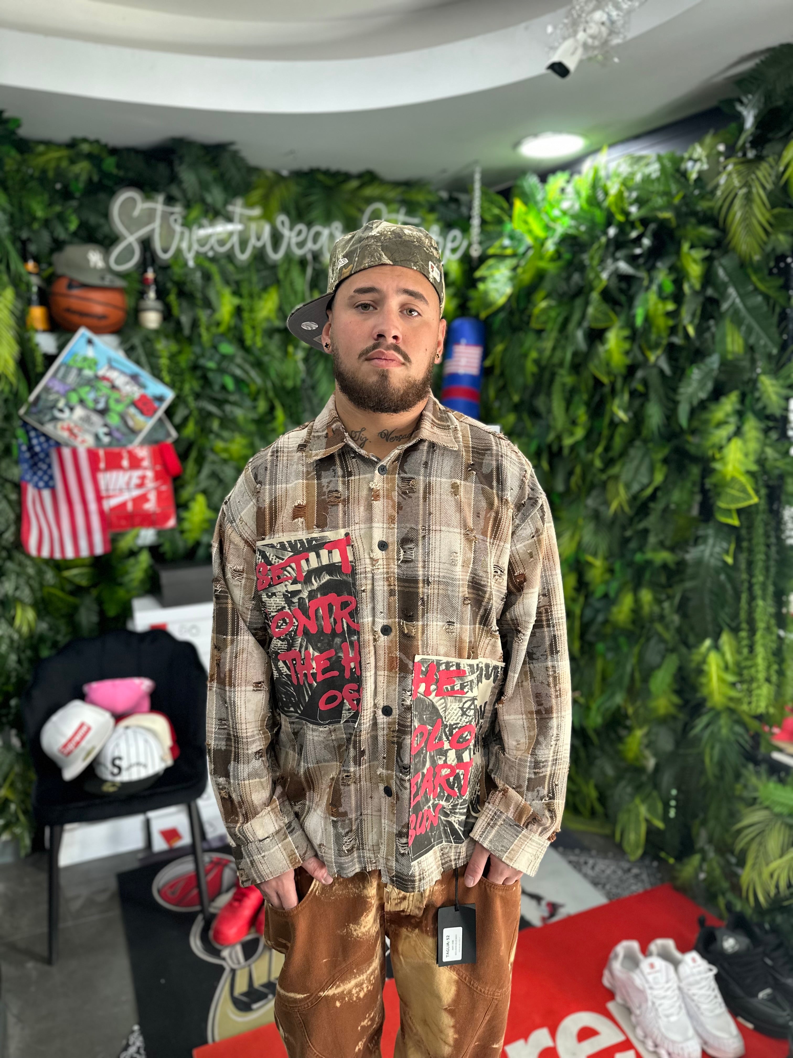 Camicia Rottur Beige BUNKER