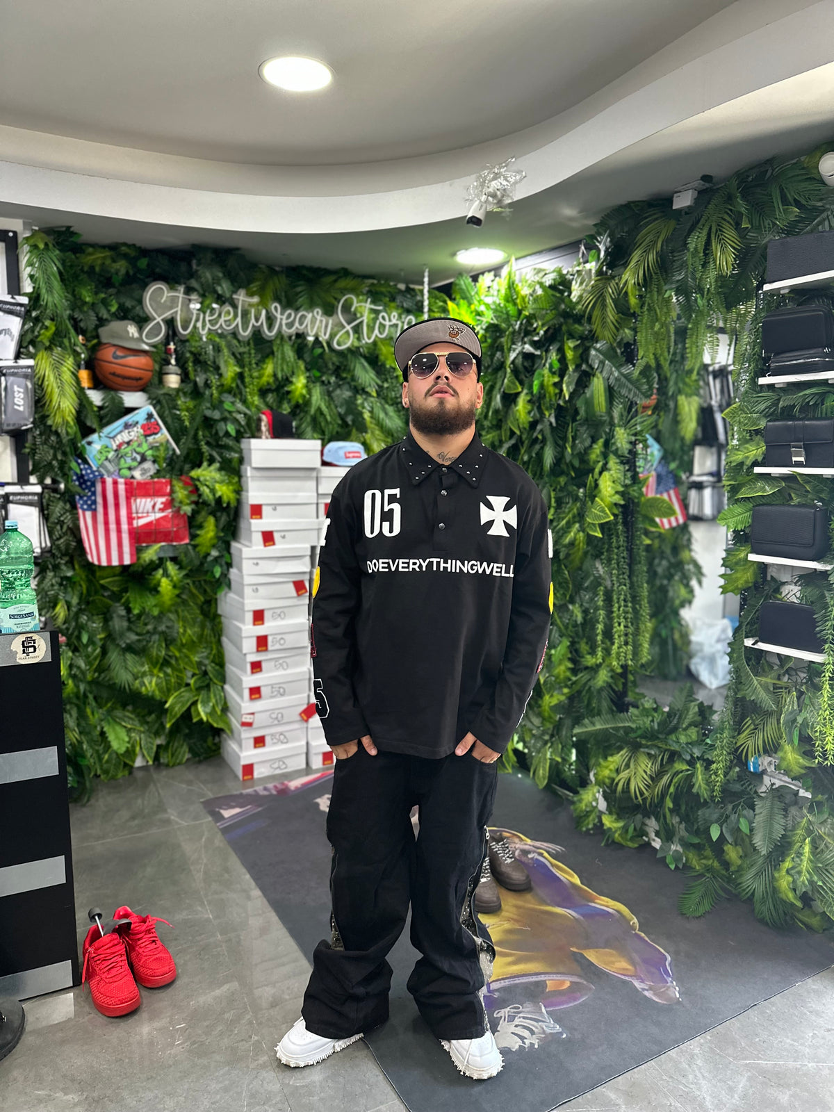 Polo Longsleeve Black Doevery BUNKER