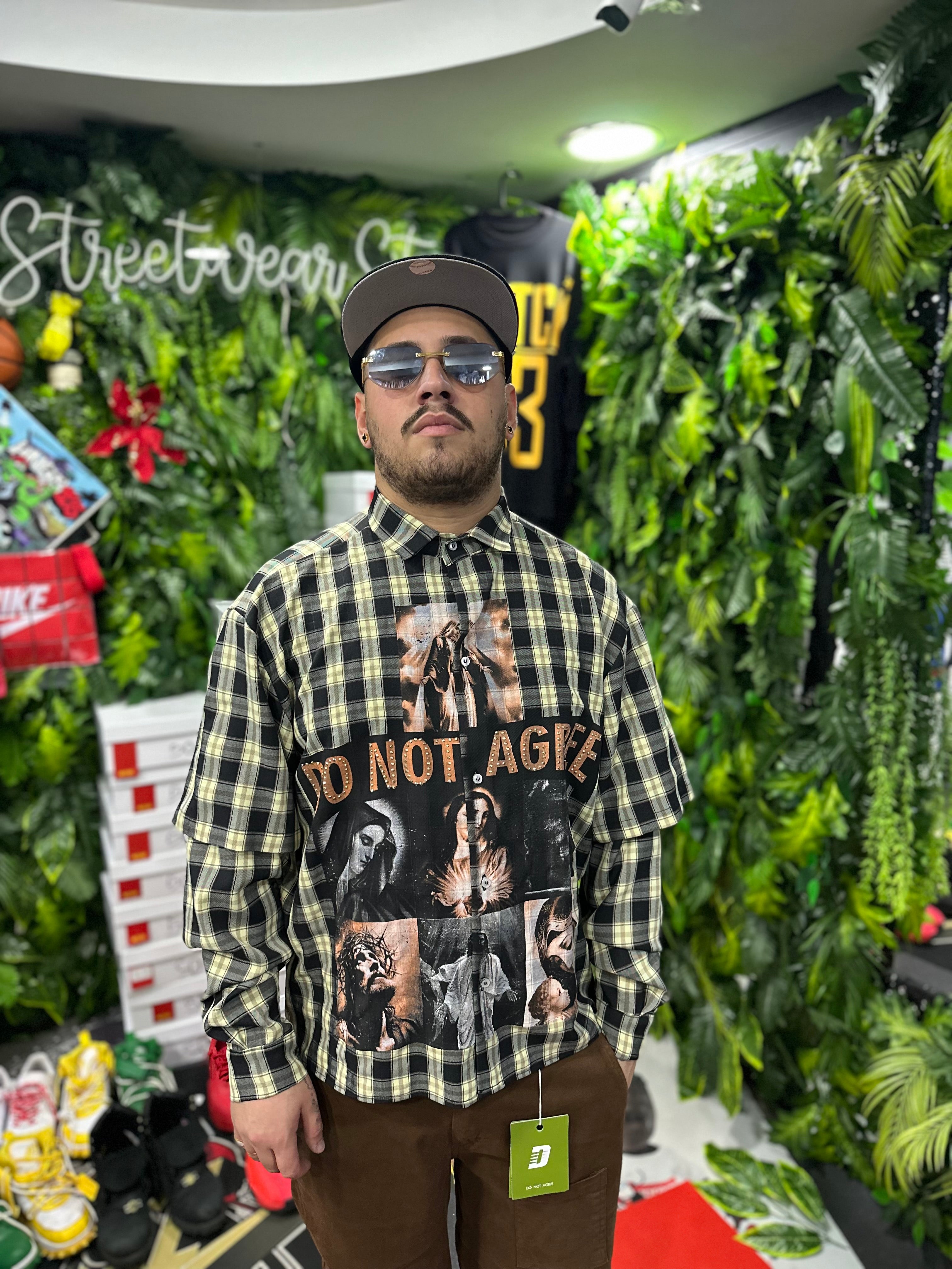 Camicia LongSleeve Beige Saints DoNotAgree