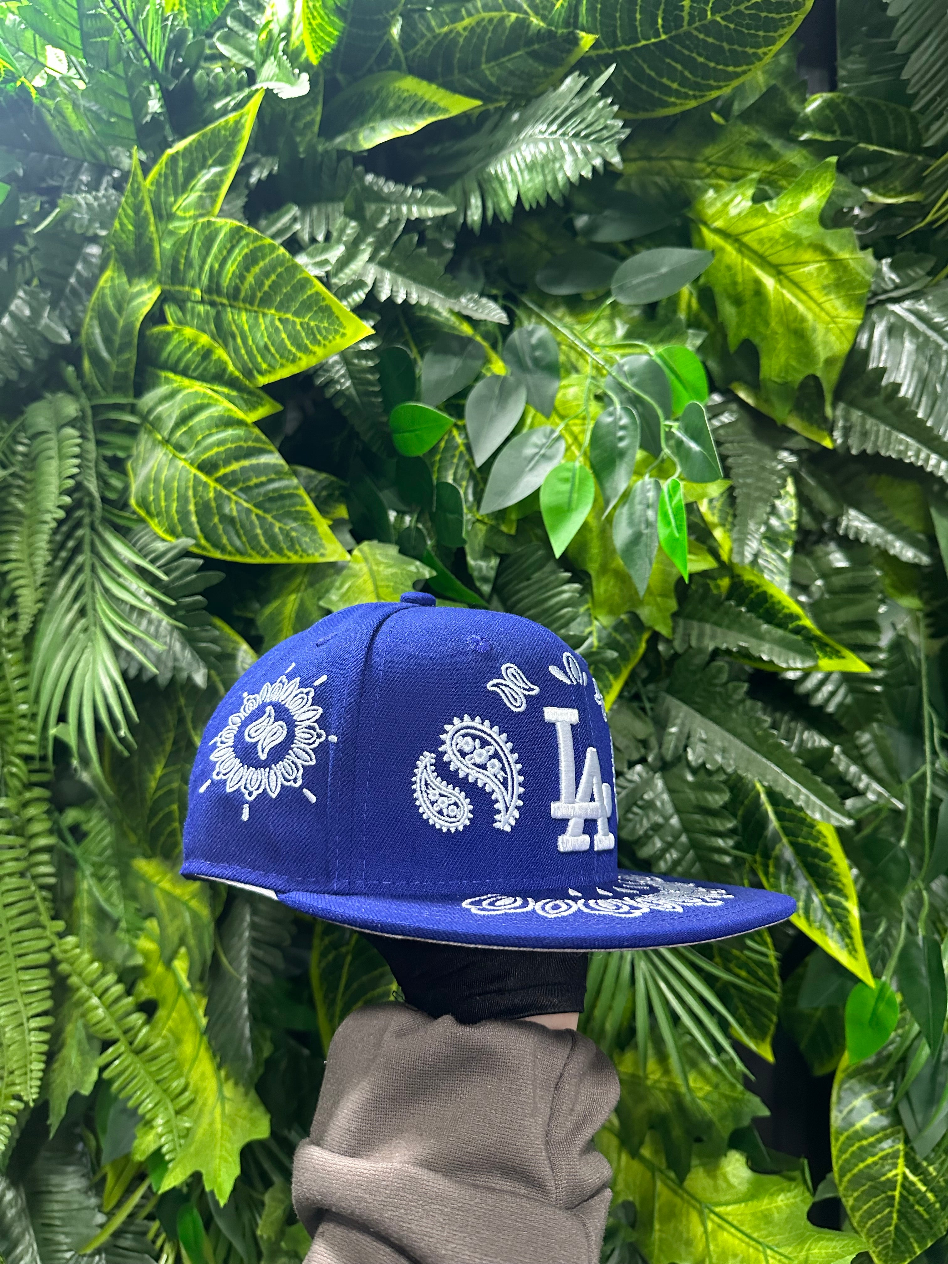 Cappello LA Dodgers Paisley Blu