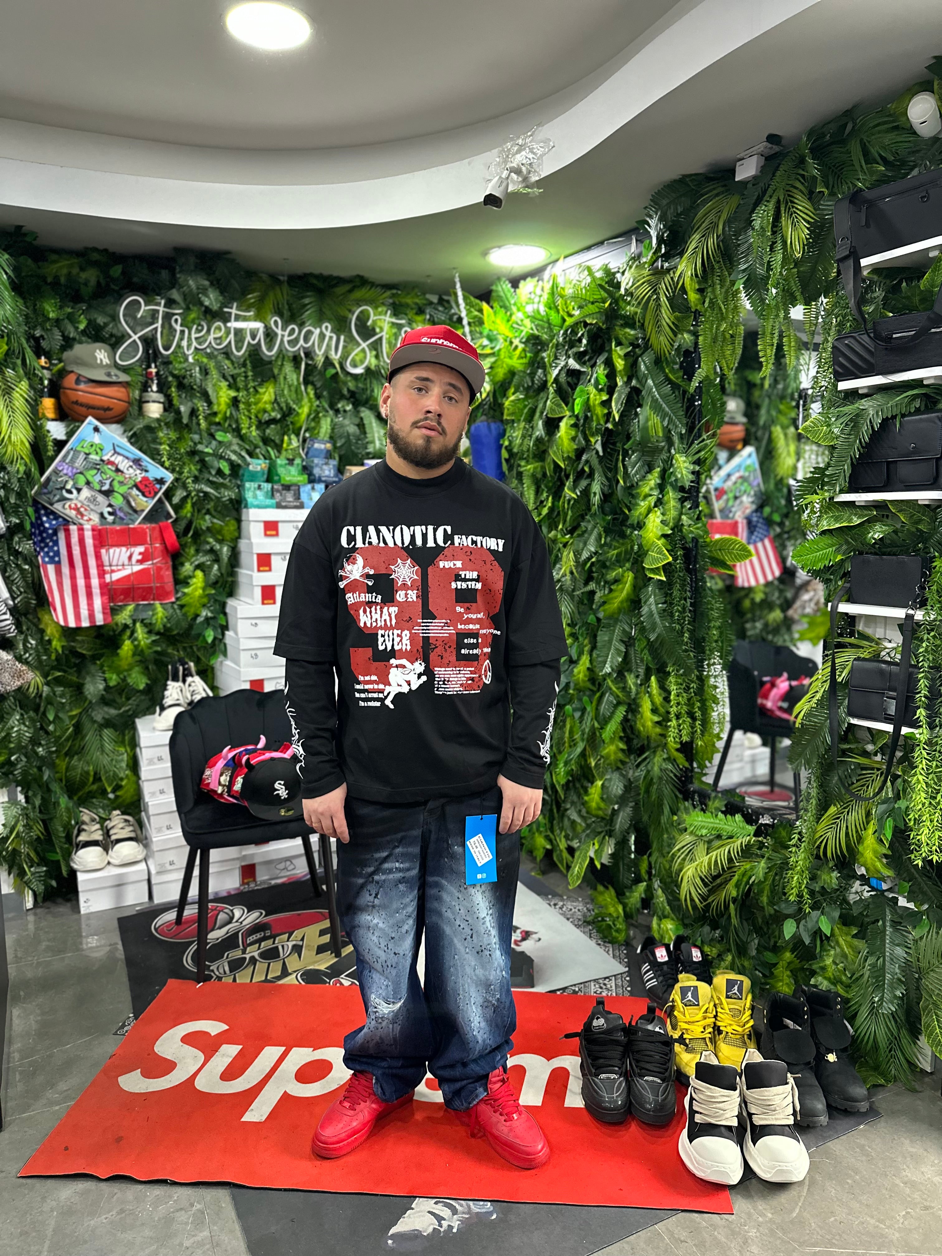 Shirt Longsleeve Black Factory CIANOTIC