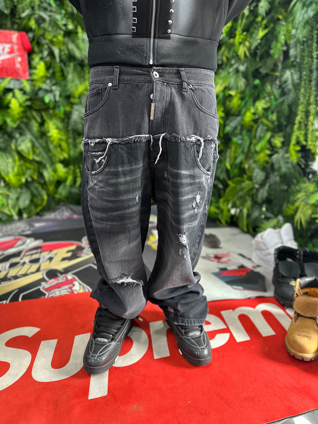 Denim Double Bustier CIANOTIC