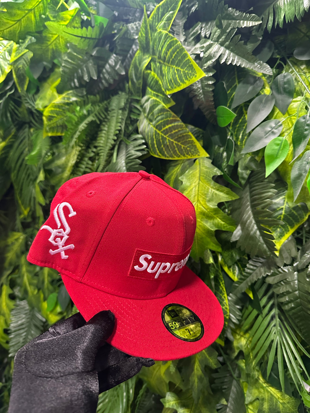 Cappello Supreme x Sox Red