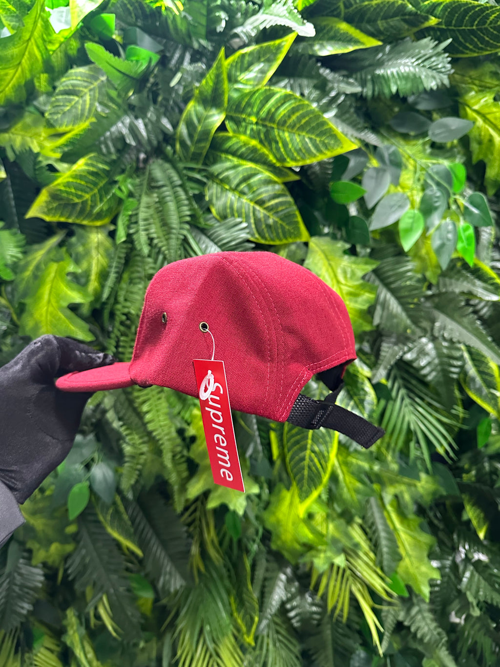 Cappello Supreme Napped Canvas Camp Red