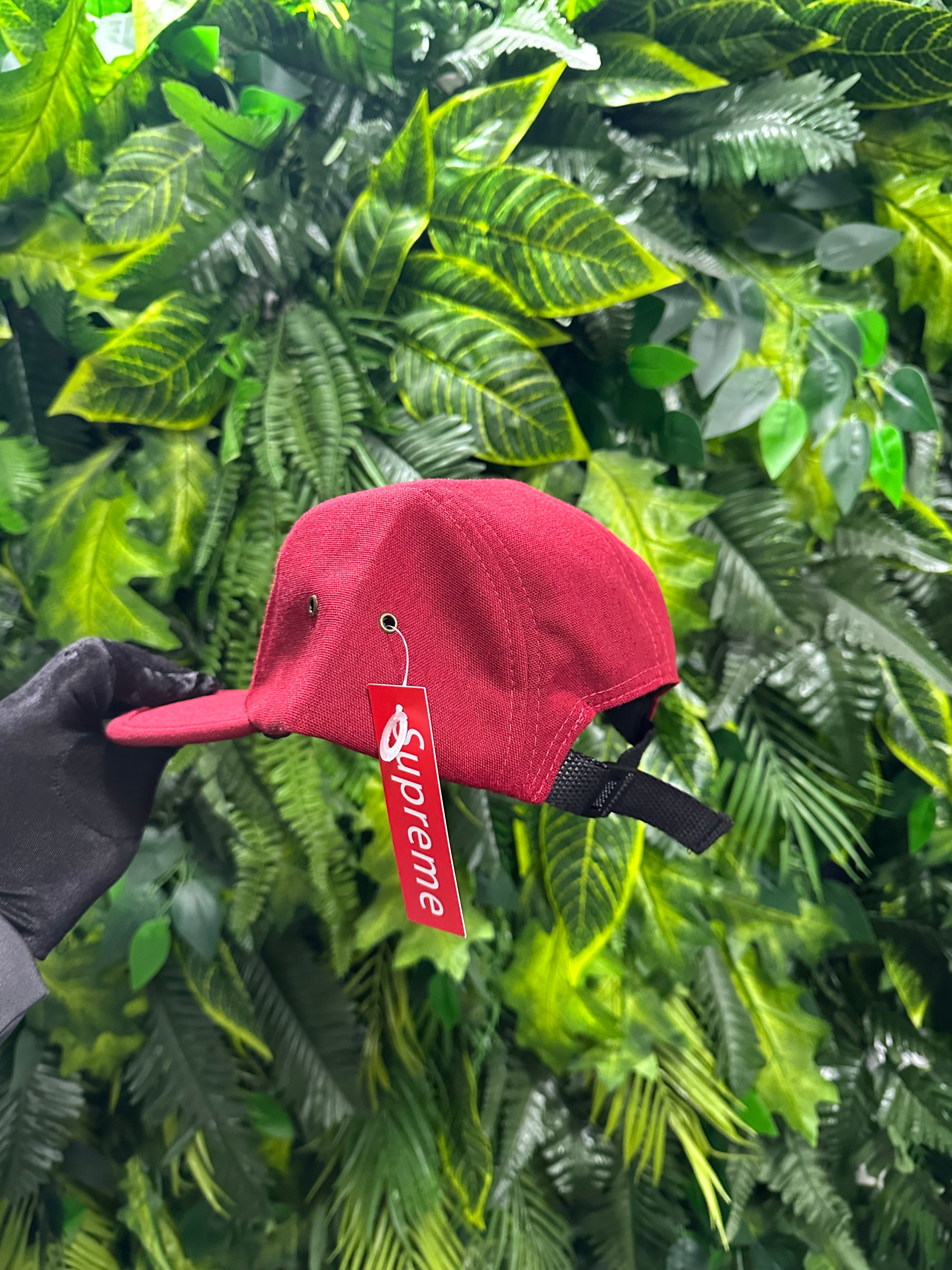 Cappello Supreme Napped Canvas Camp Red