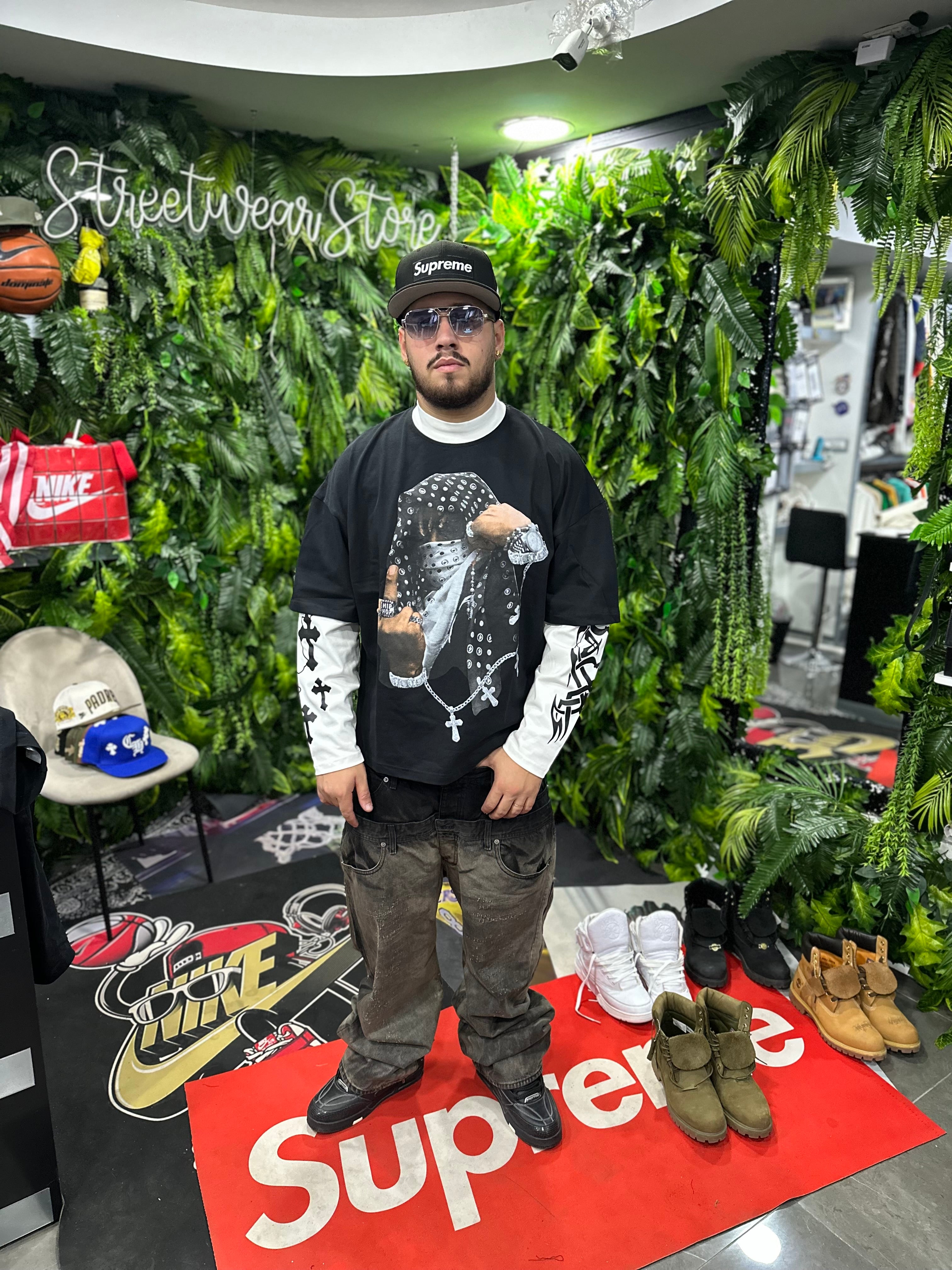 Shirt LongSleeve Bandana Black BUNKER