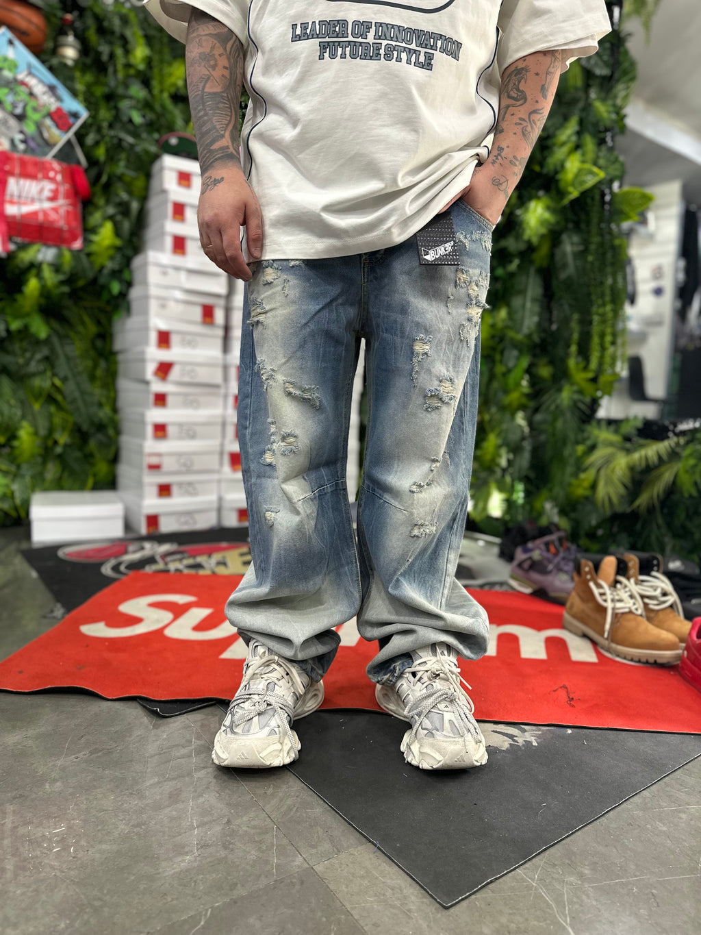 Denim Baggy Sky BUNKER