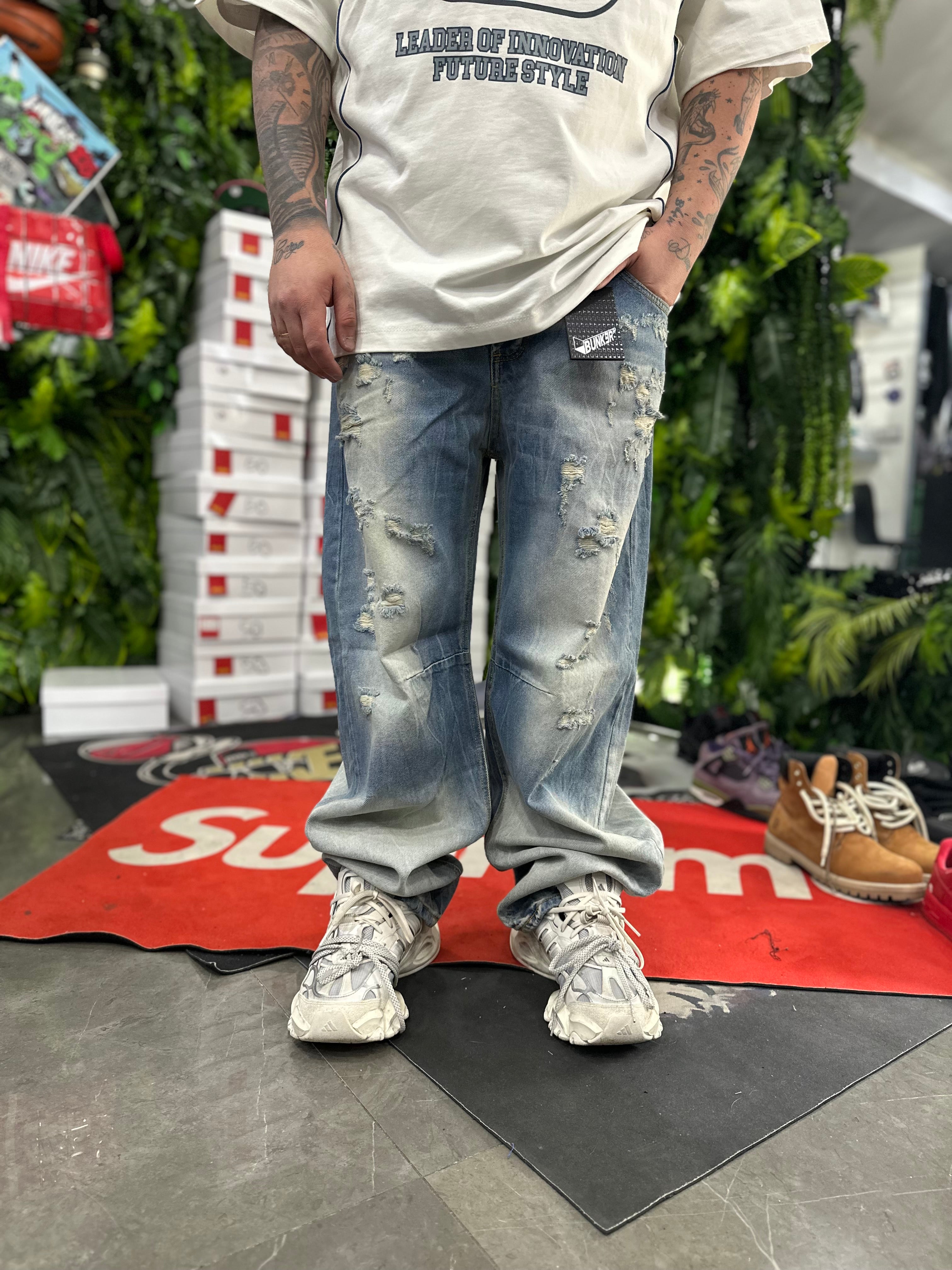 Denim Baggy Sky BUNKER