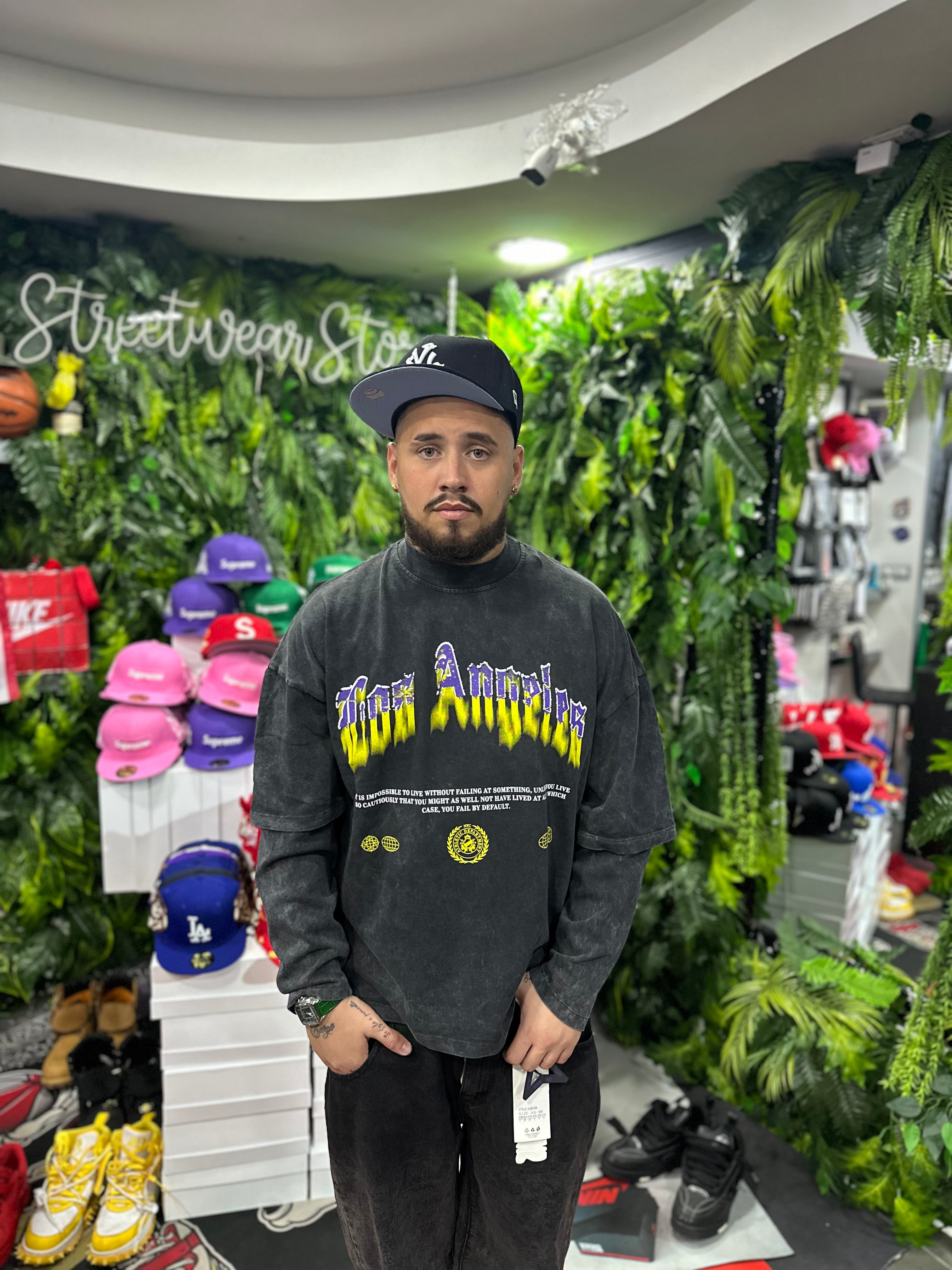 Shirt LongSleeve Angeles Grey BUNKER