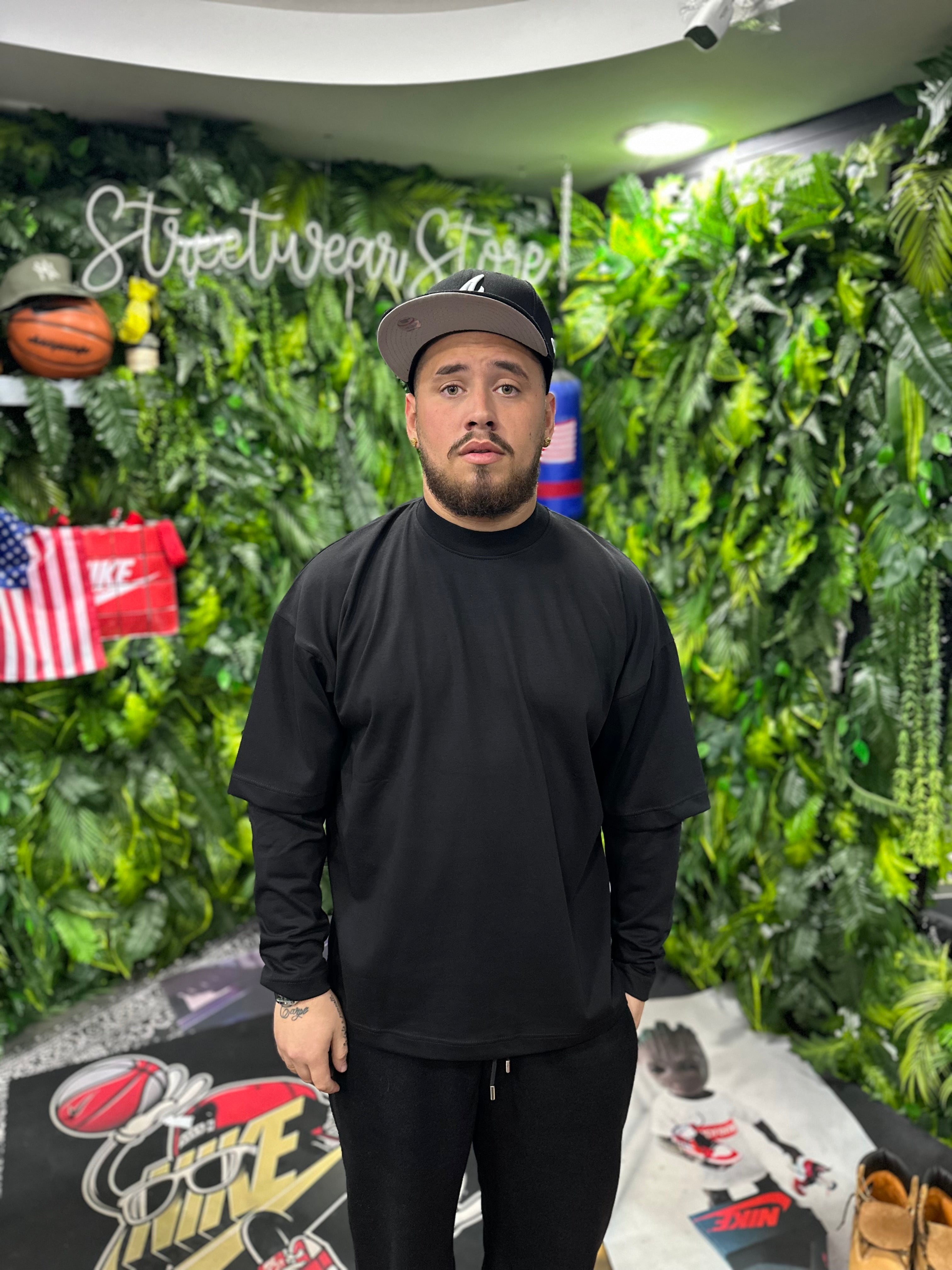 Shirt Longsleeve Basic Black CIANOTIC