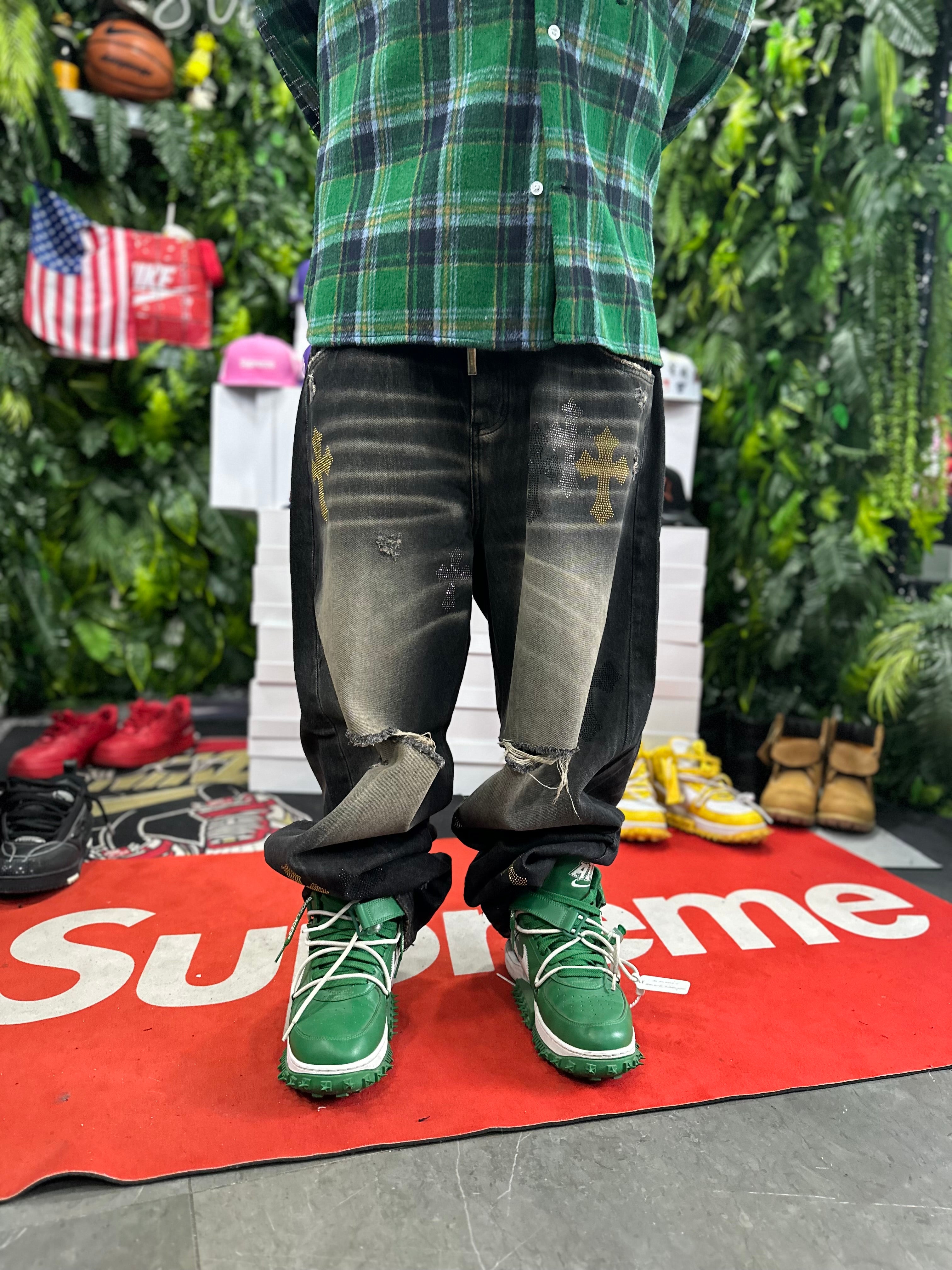 Denim Baggy Croci Diamond Brown CIANOTIC