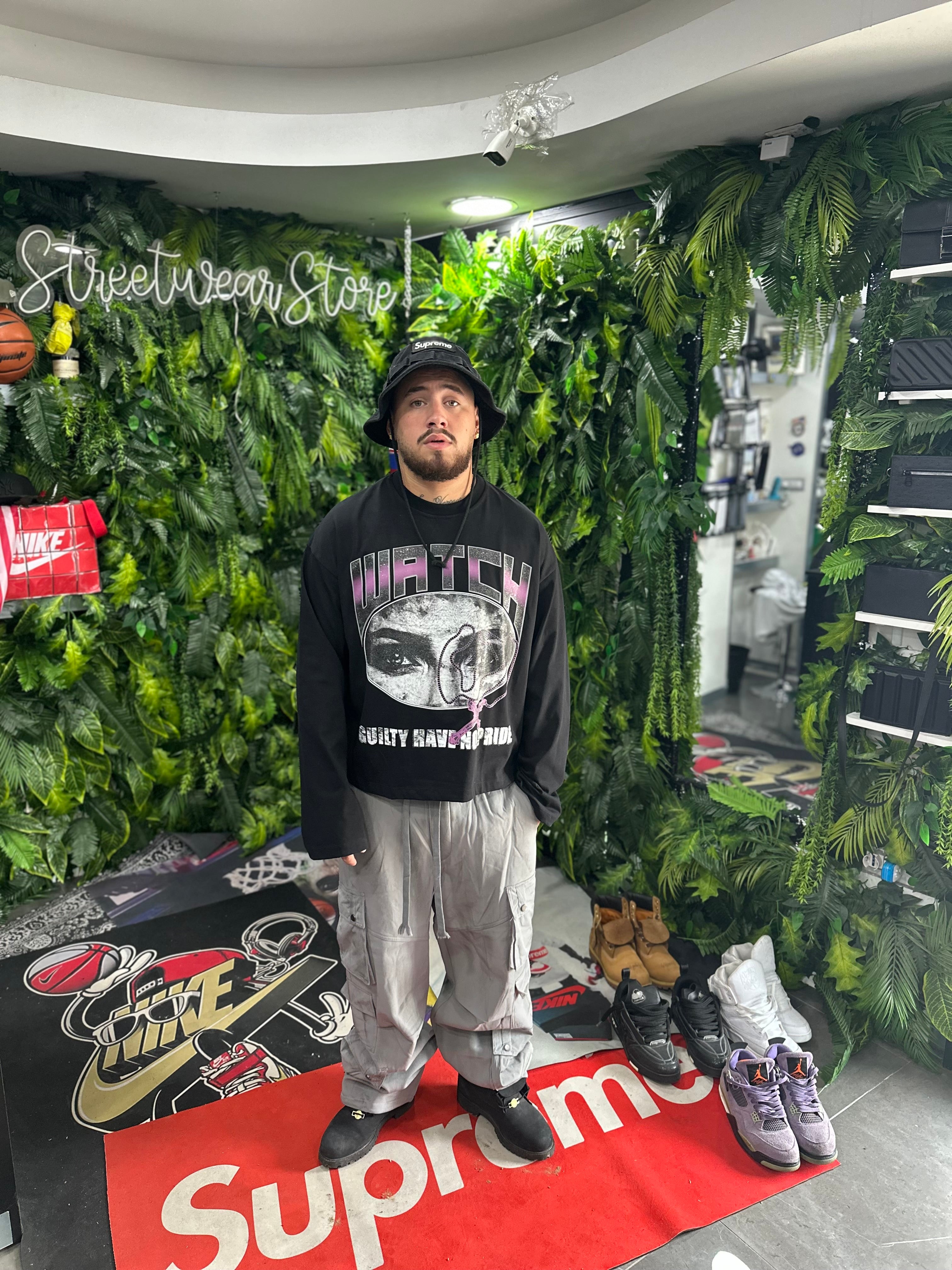 Shirt Longsleeve Watch Black BUNKER