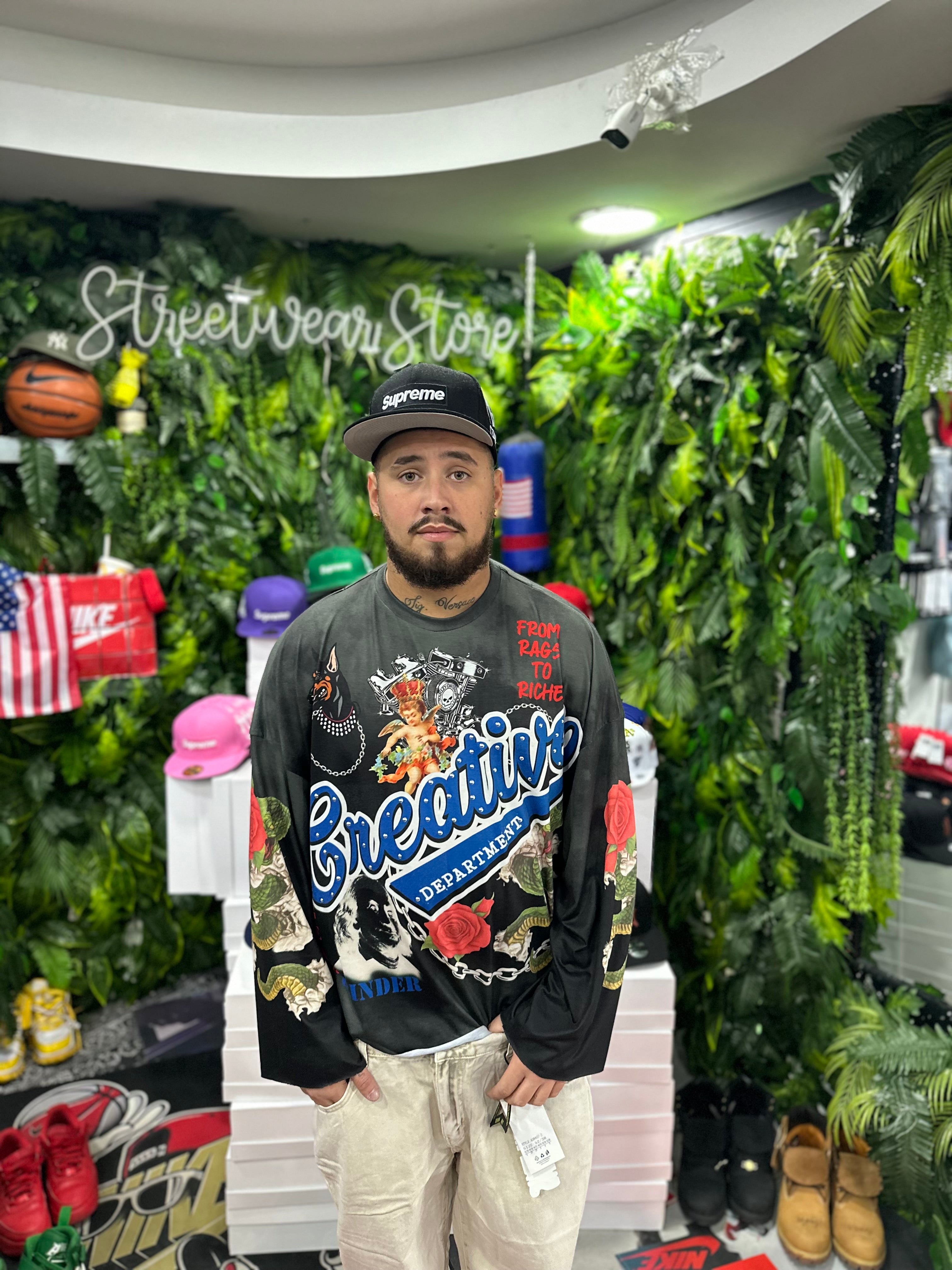 Shirt LongSleeve Dobermann Green CREATIVE