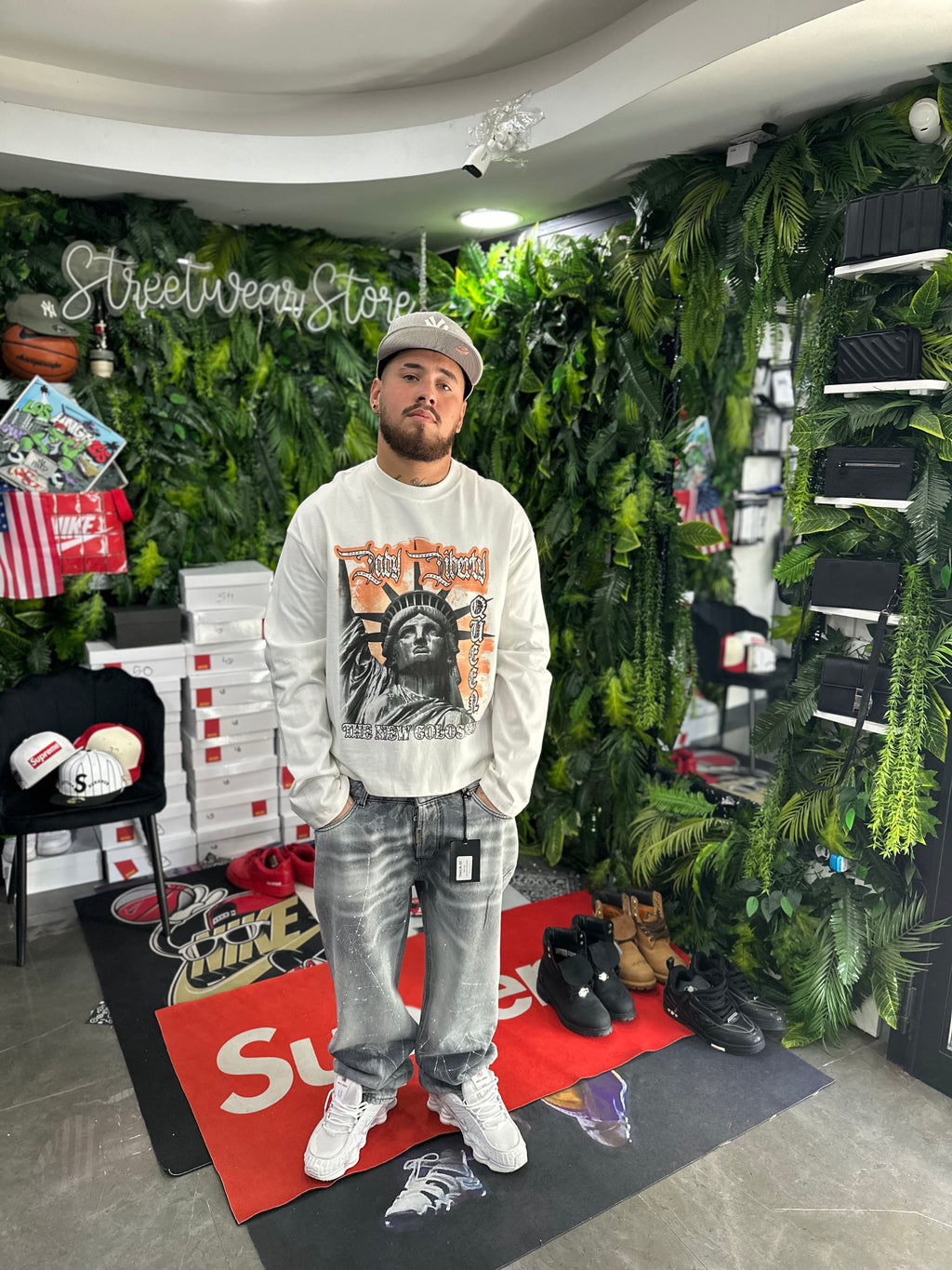 Shirt LongSleeve Liberté White BUNKER