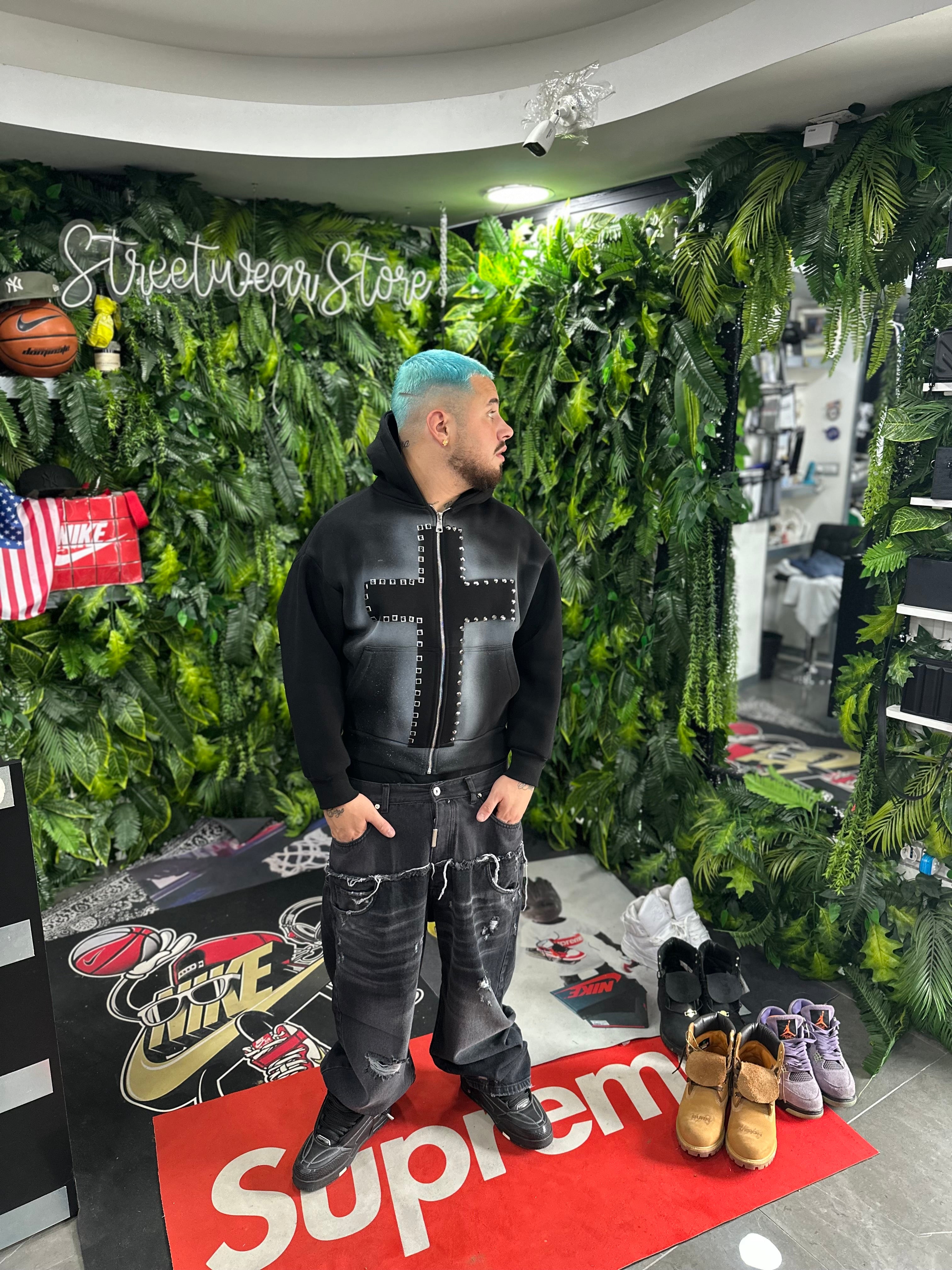 Felpa Croce Black BUNKER