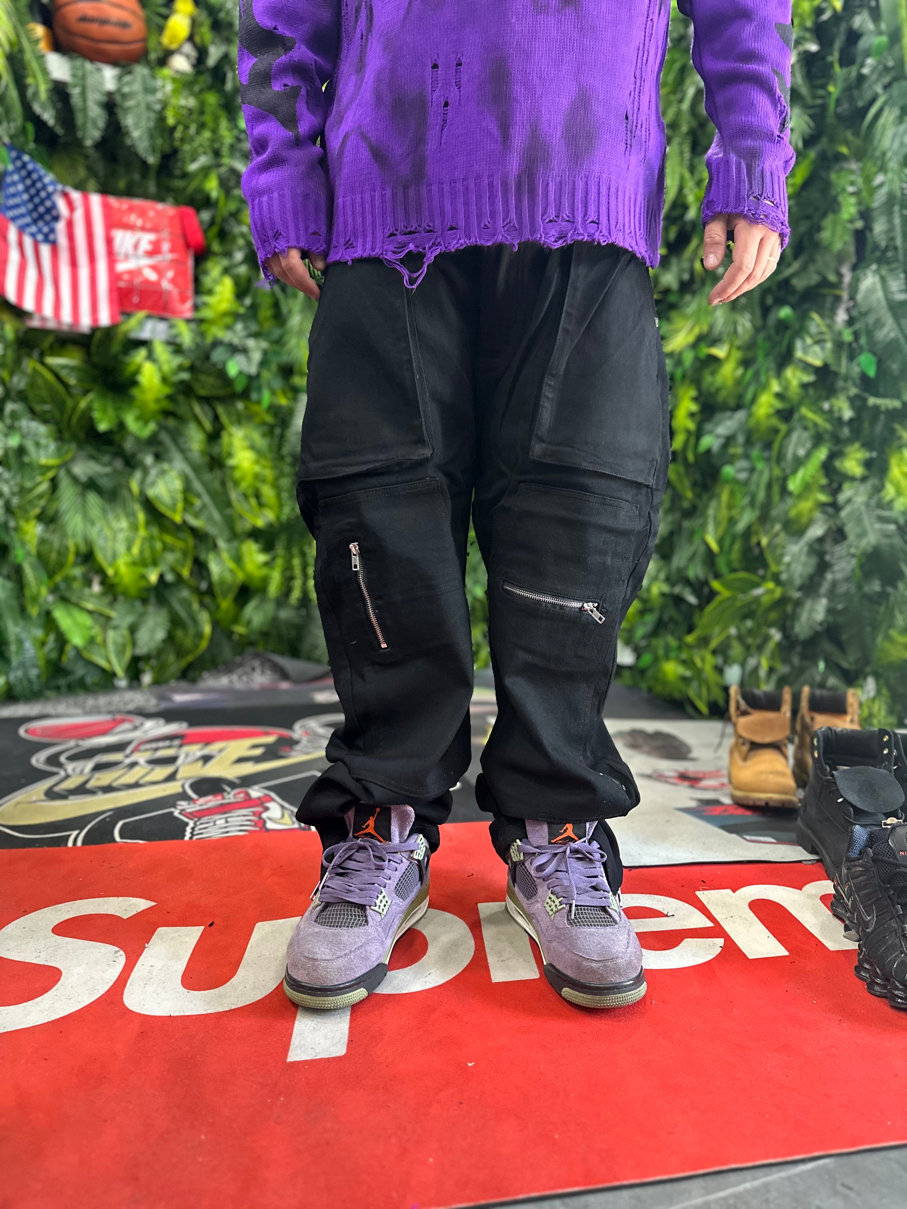 Denim Baggy MultiZip Dimension36