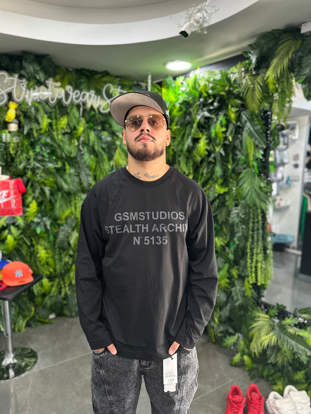 Shirt LongSleeve Black GODSAVEME