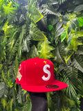 Cappelo Supreme Velluto Jesus Croce Red