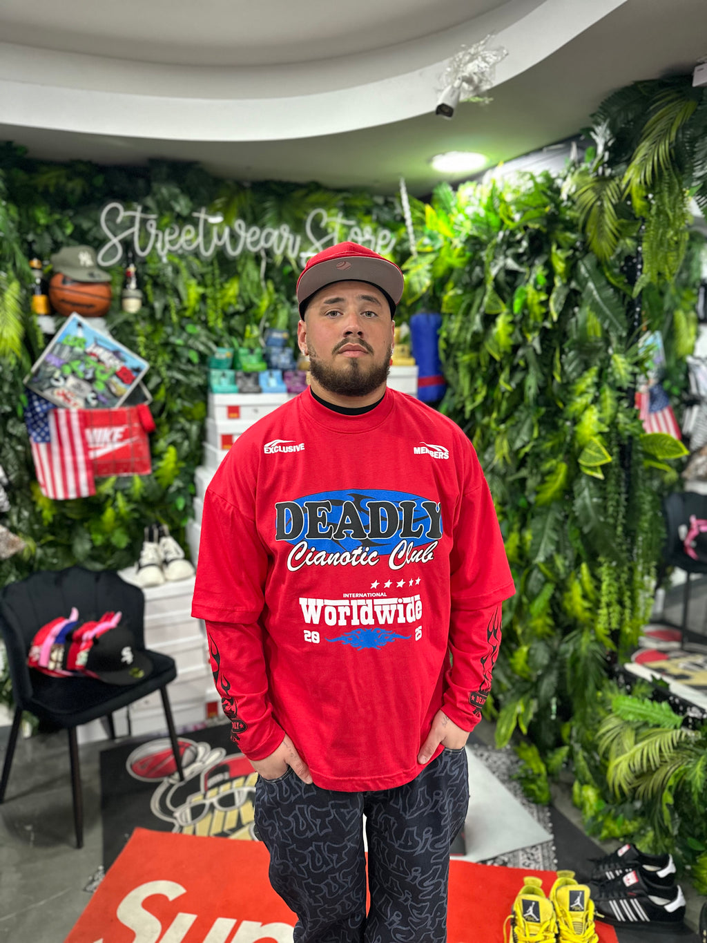 Shirt Longsleeve Red Readly CIANOTIC