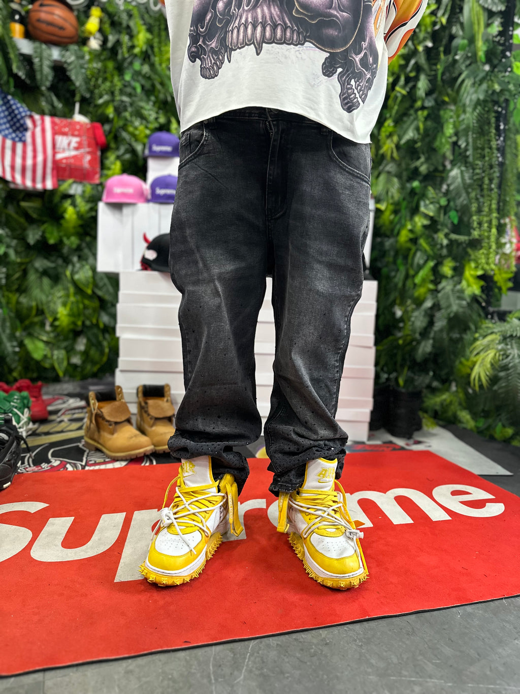 Denim Baggy Diamond Grey