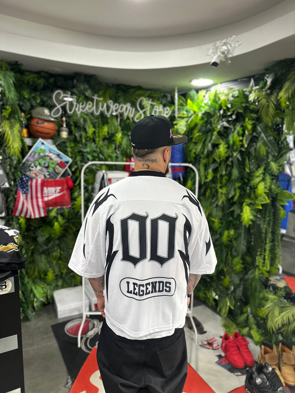 Shirt Mesh White Legends CIANOTIC