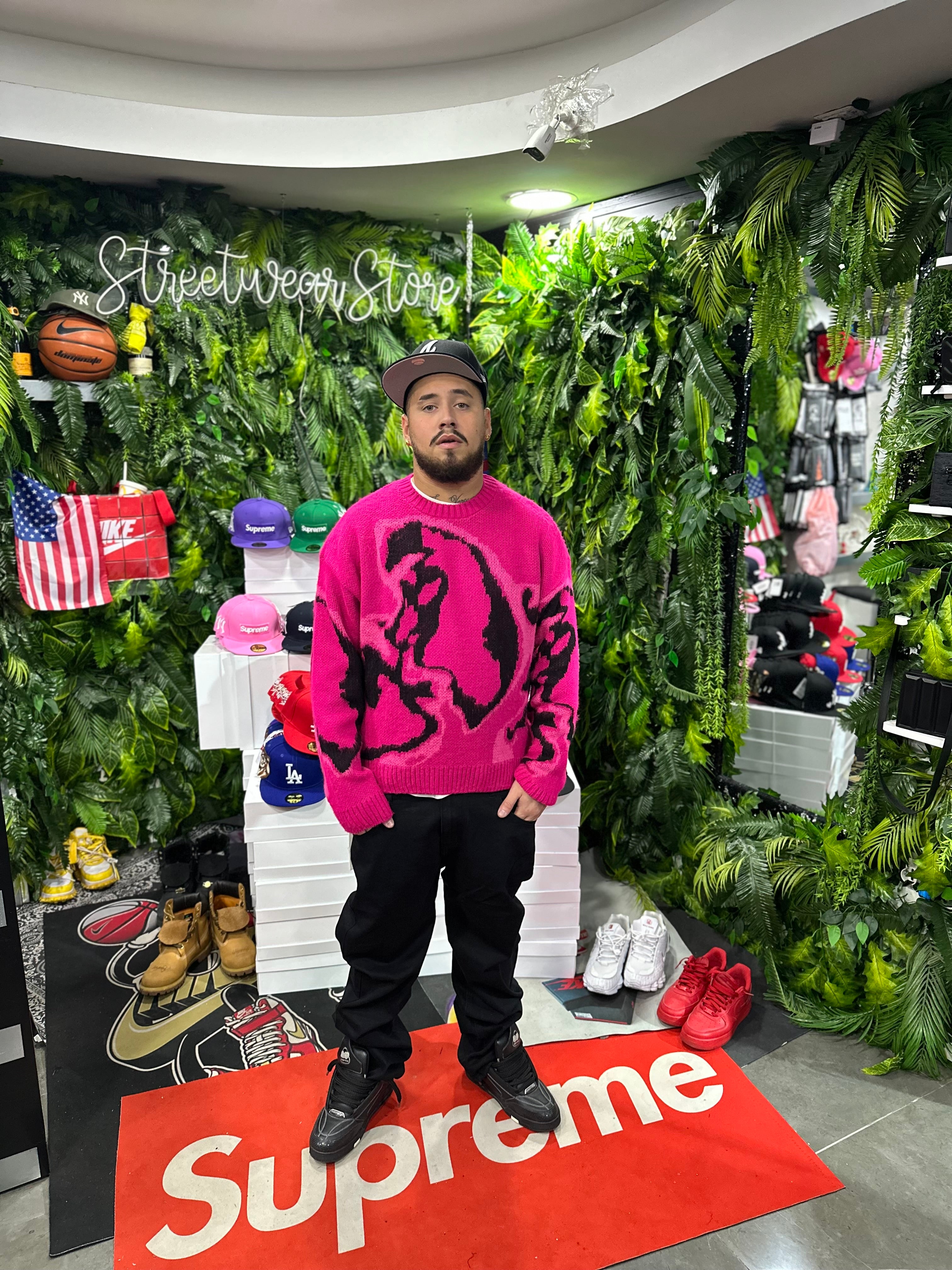 Maglione Volto Fucsia BUNKER