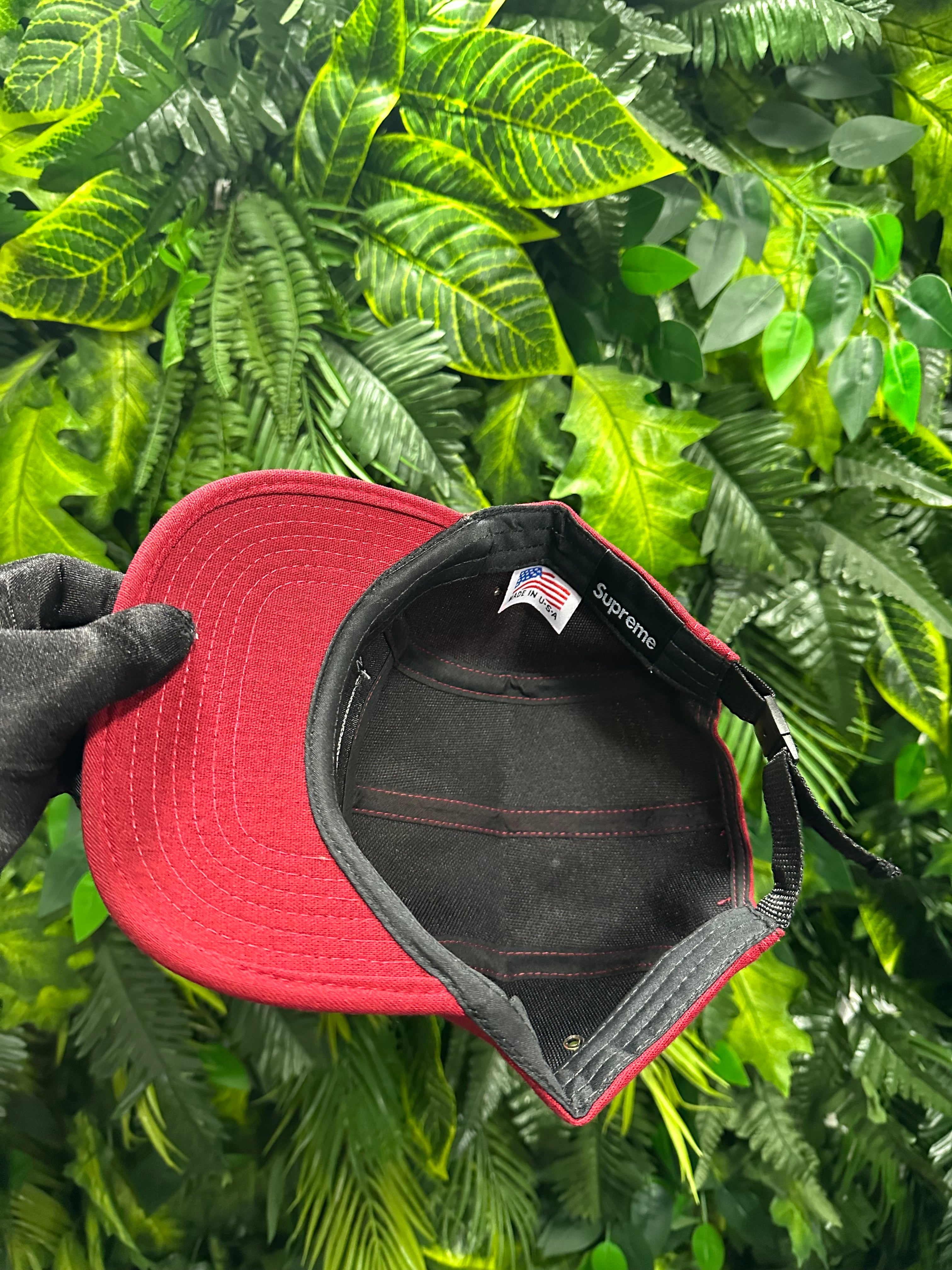 Cappello Supreme Napped Canvas Camp Red