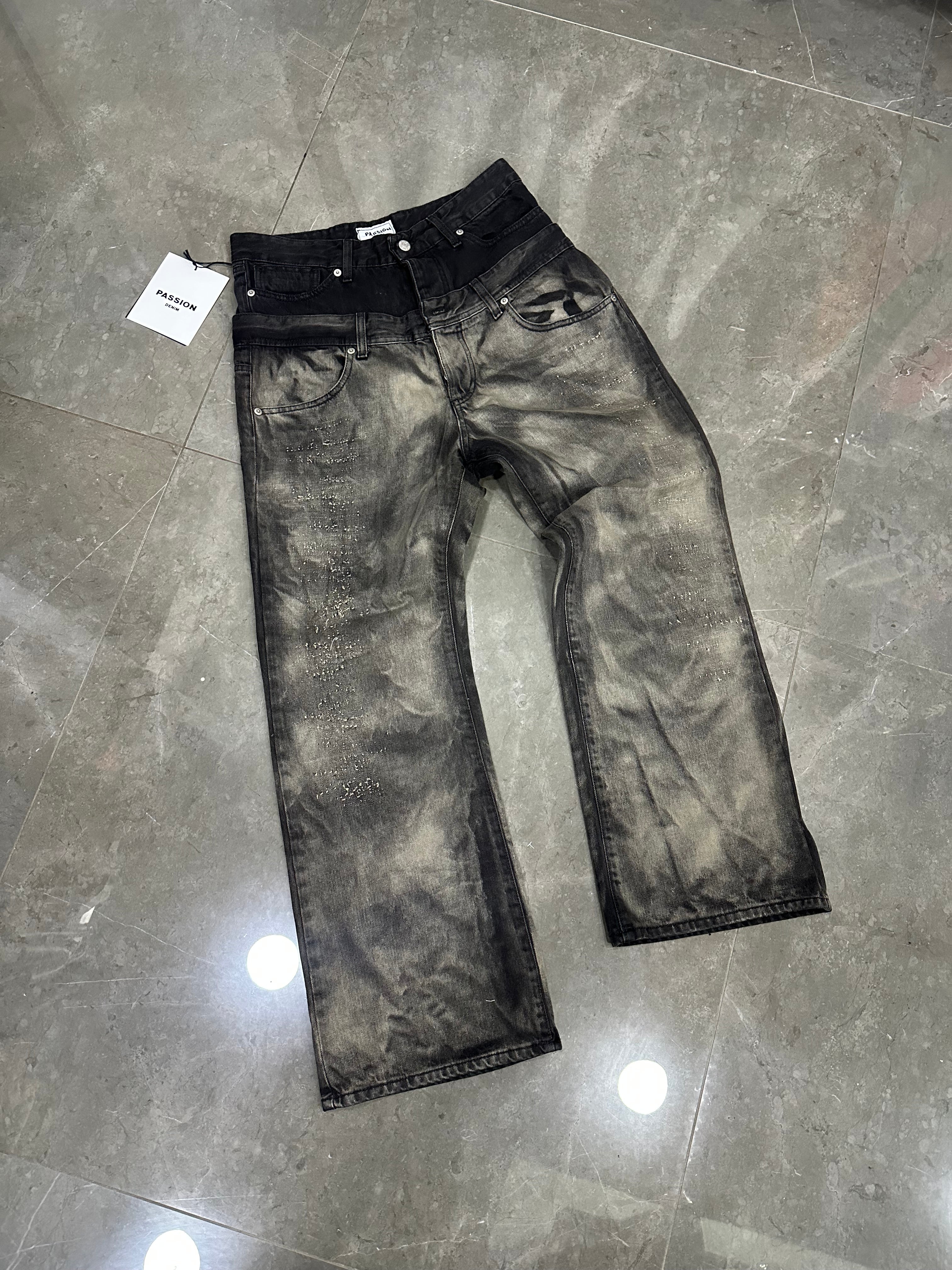 Denim Double Bustier PASSION