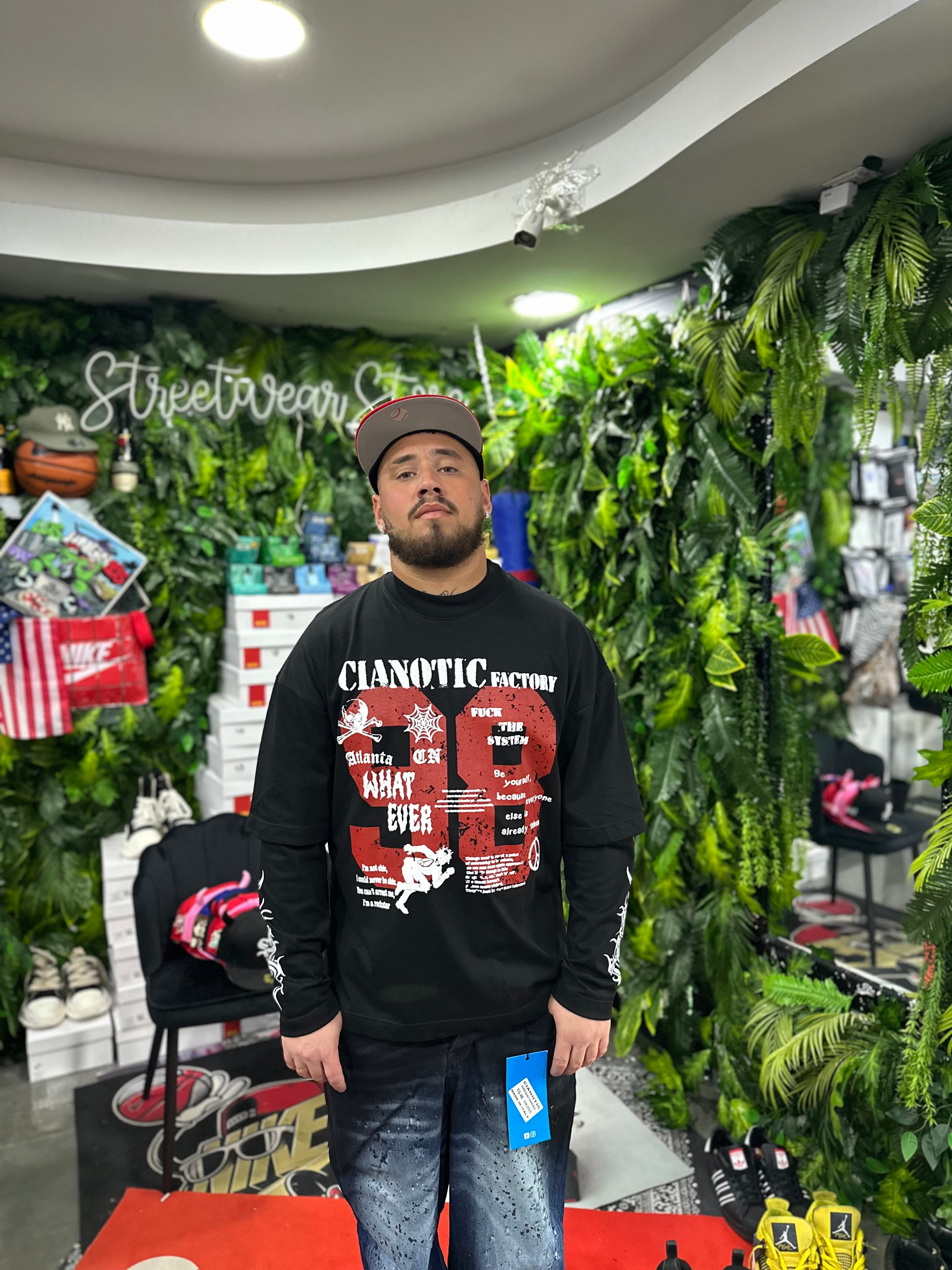 Shirt Longsleeve Black Factory CIANOTIC