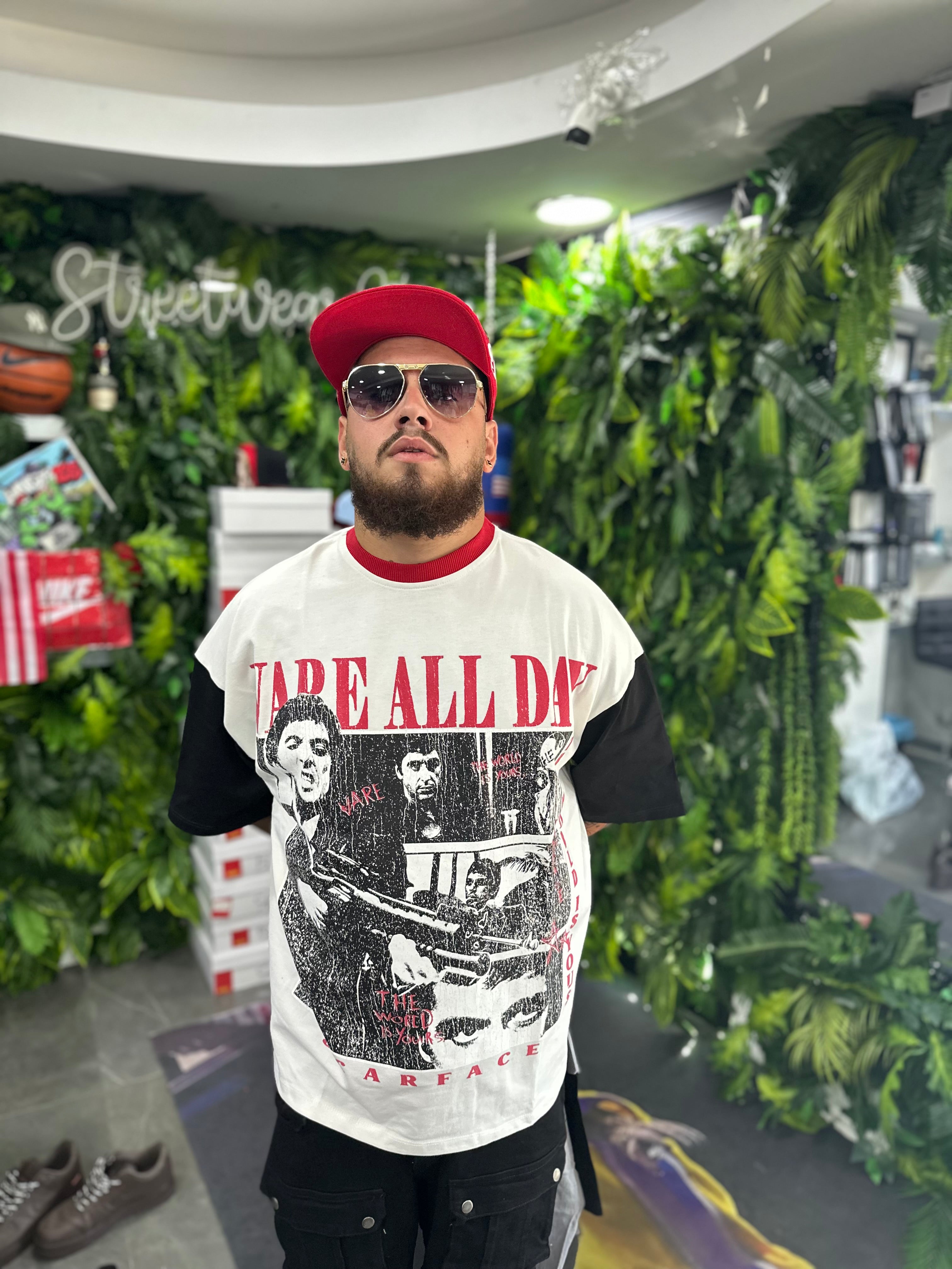 Shirt White Scarface BUNKER