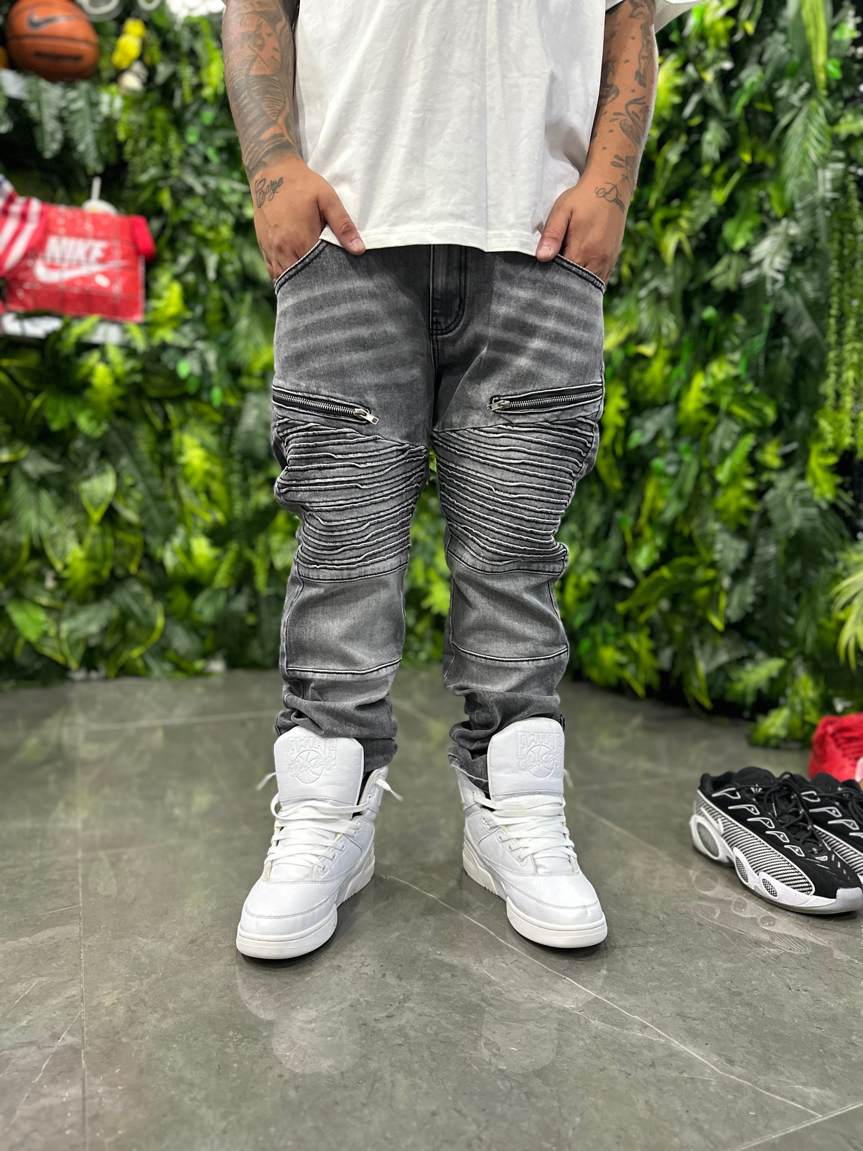 Byker Grey Four Zip Premium