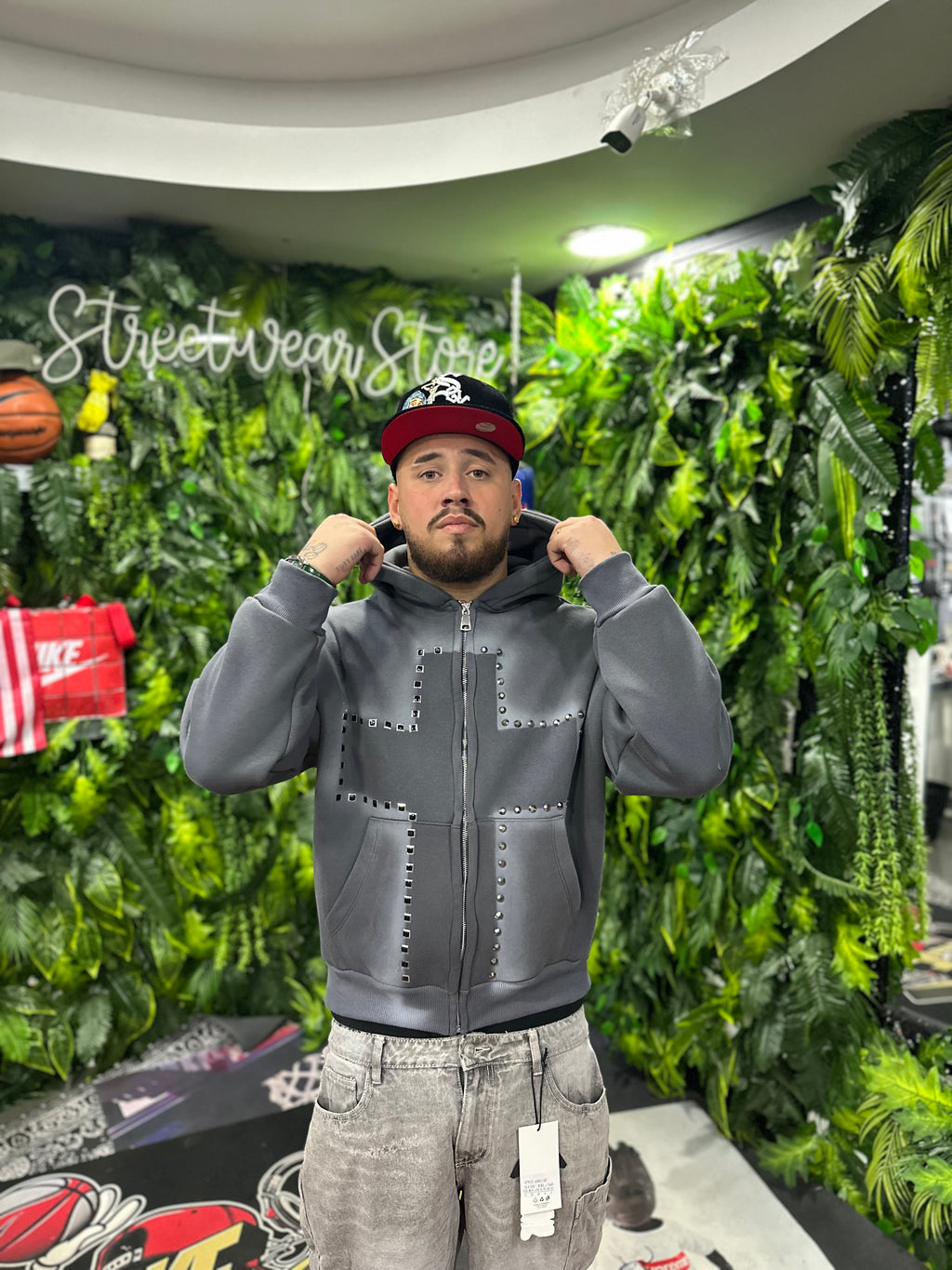 Felpa Croce Grey BUNKER