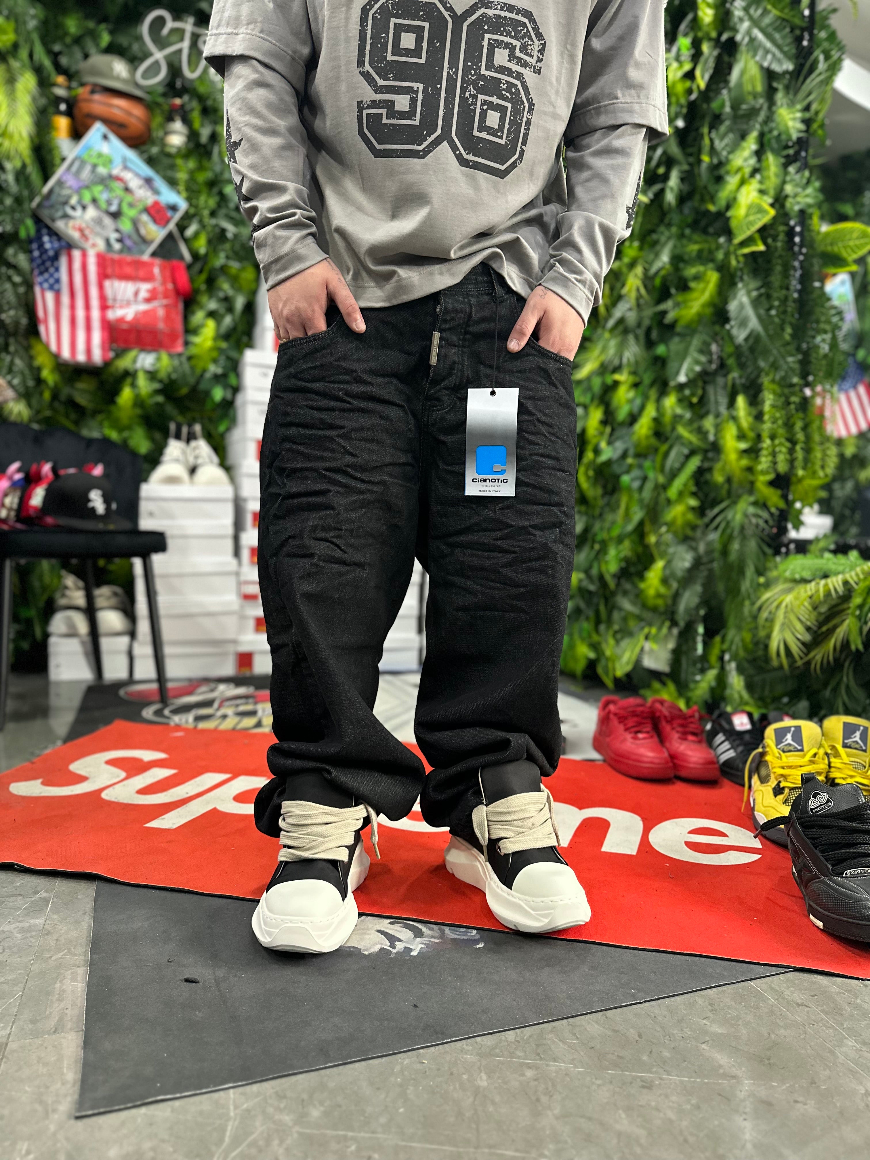 Denim Baggy Grey Bouble CIANOTIC