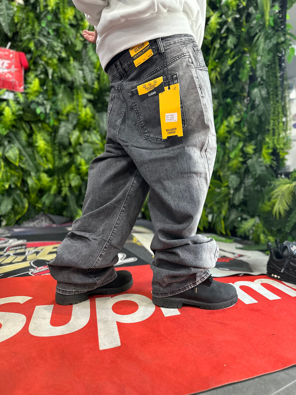 Denim Baggy DoubleGrey Cloud