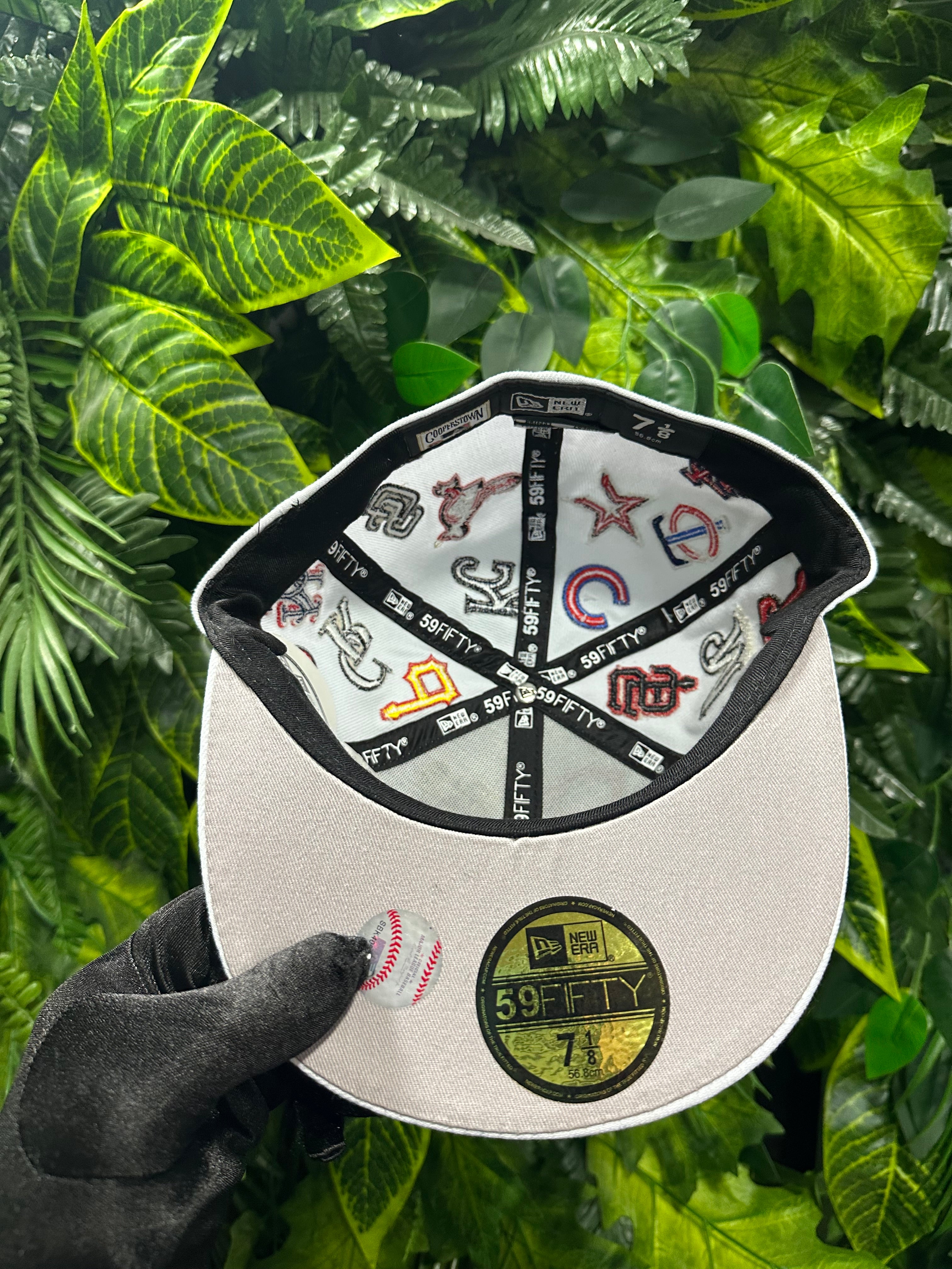 Cappello New Era Baseball Patch Logos White