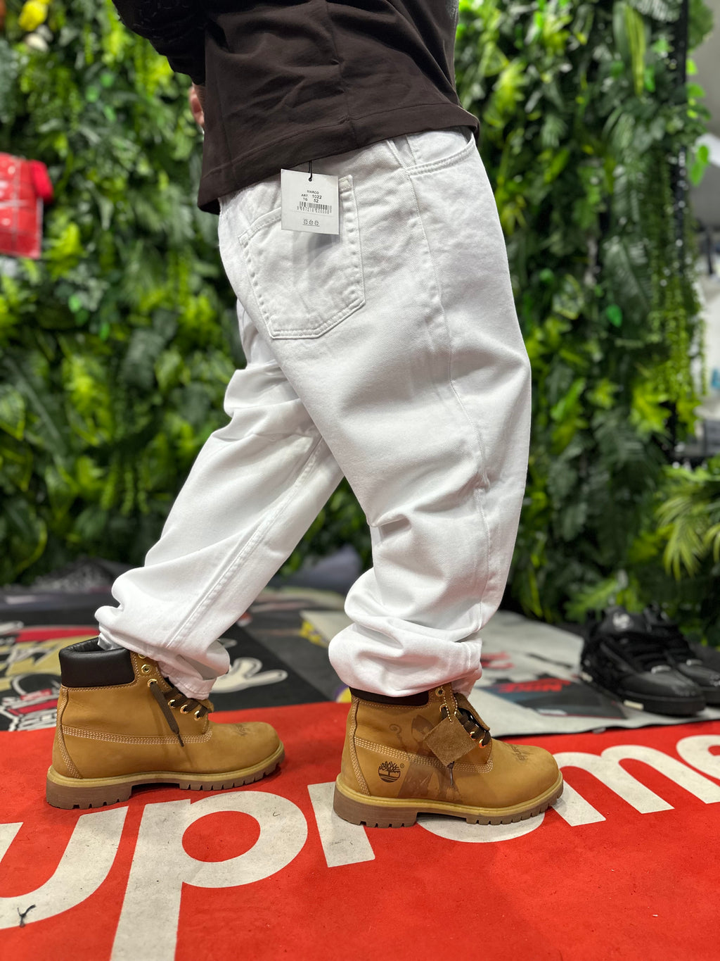 Denim Baggy White Basic Marcus