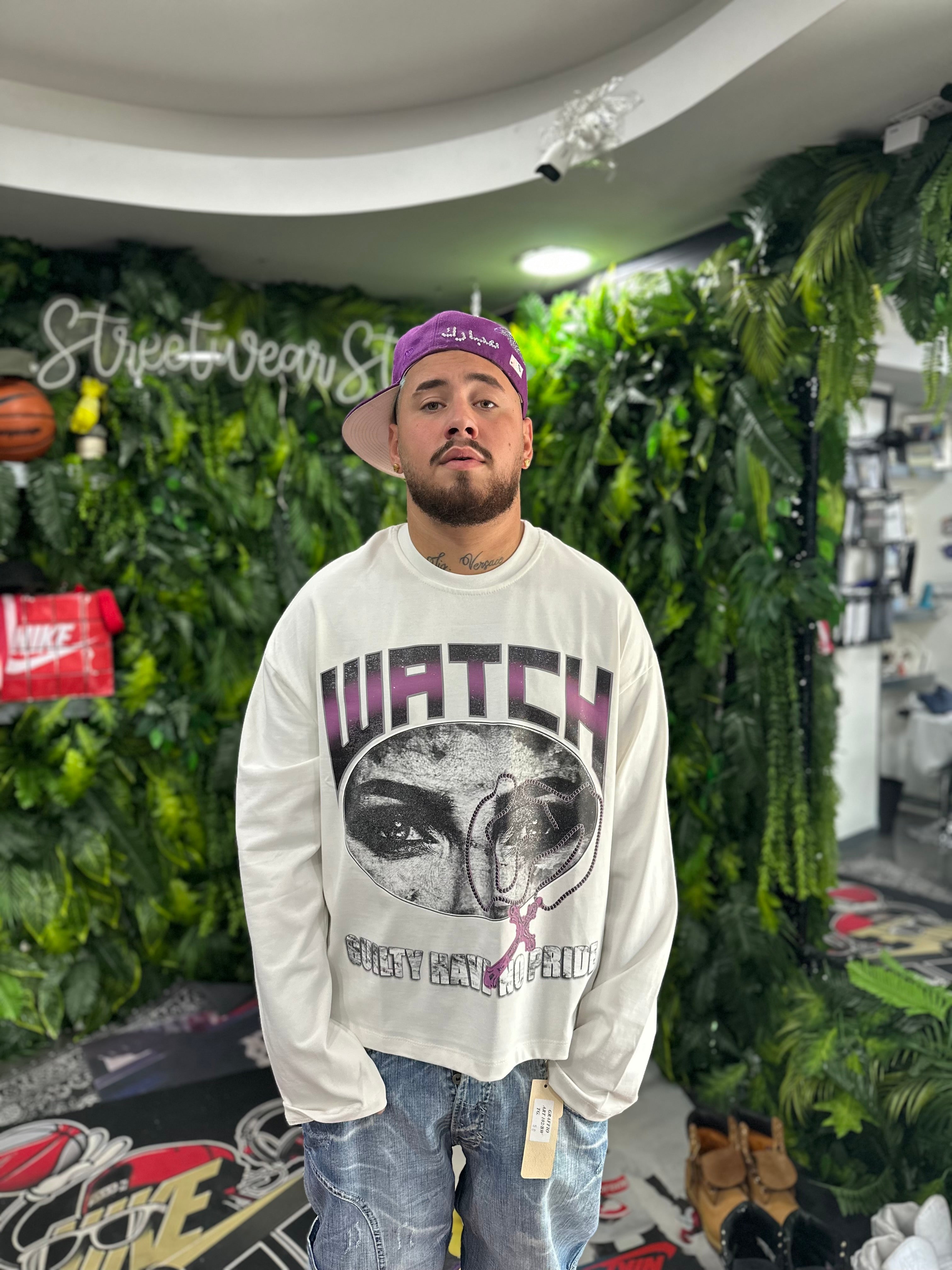 Shirt Longsleeve Watch White BUNKER