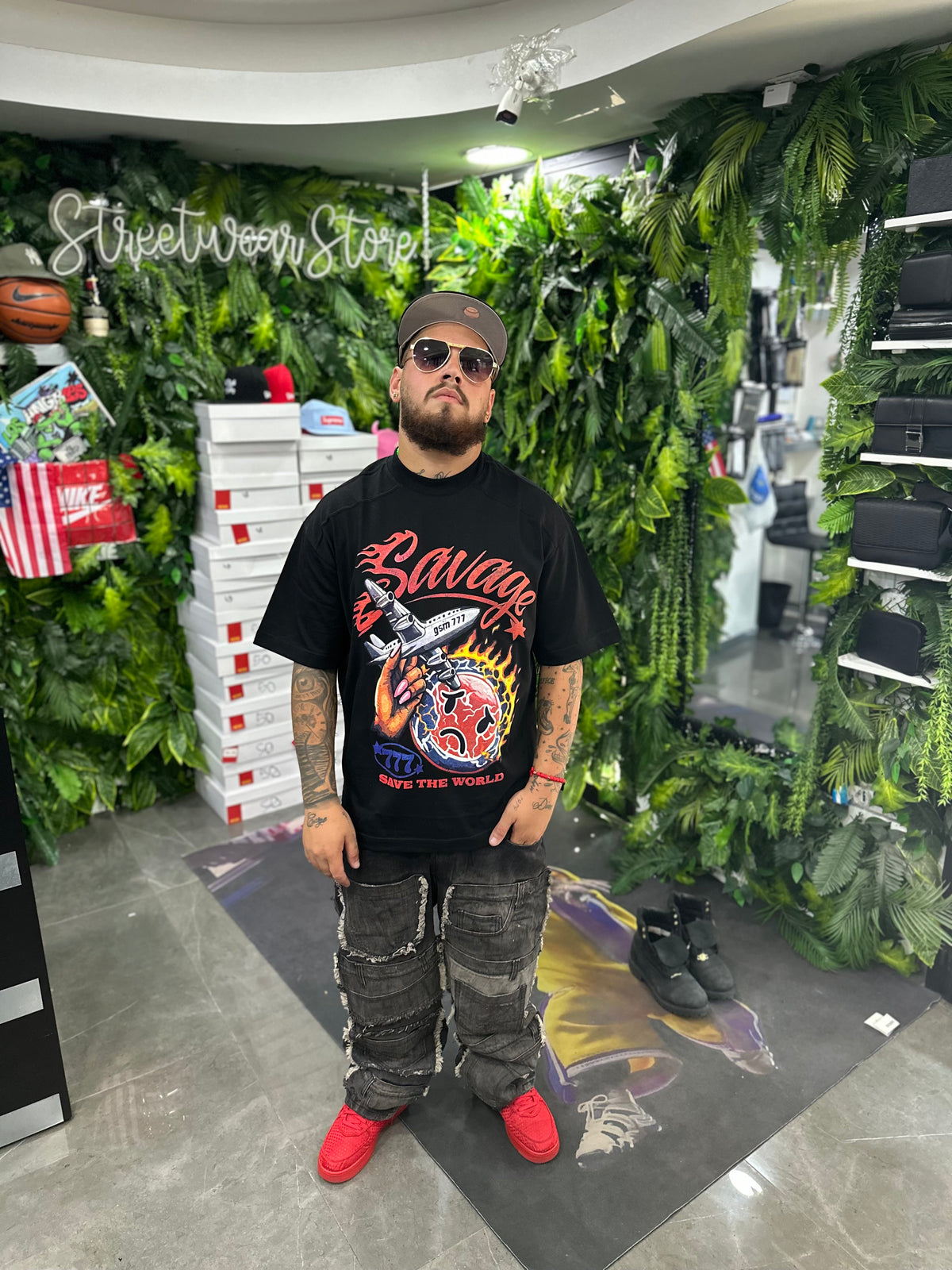 Shirt Black Savage GODSAVEME