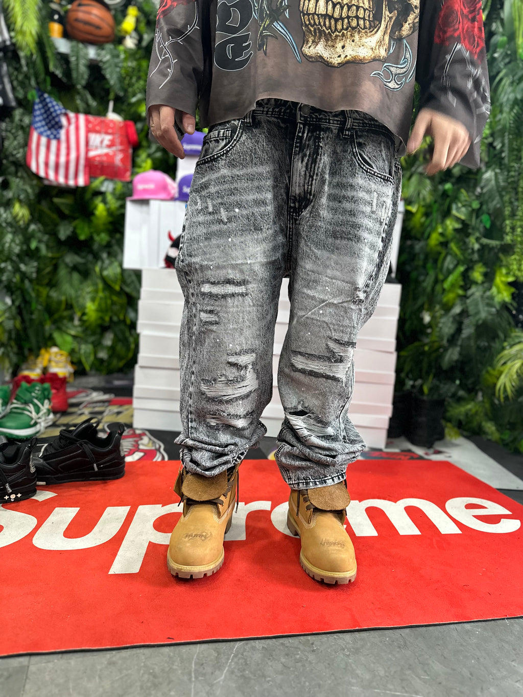 Denim Baggy Grey CLOUD