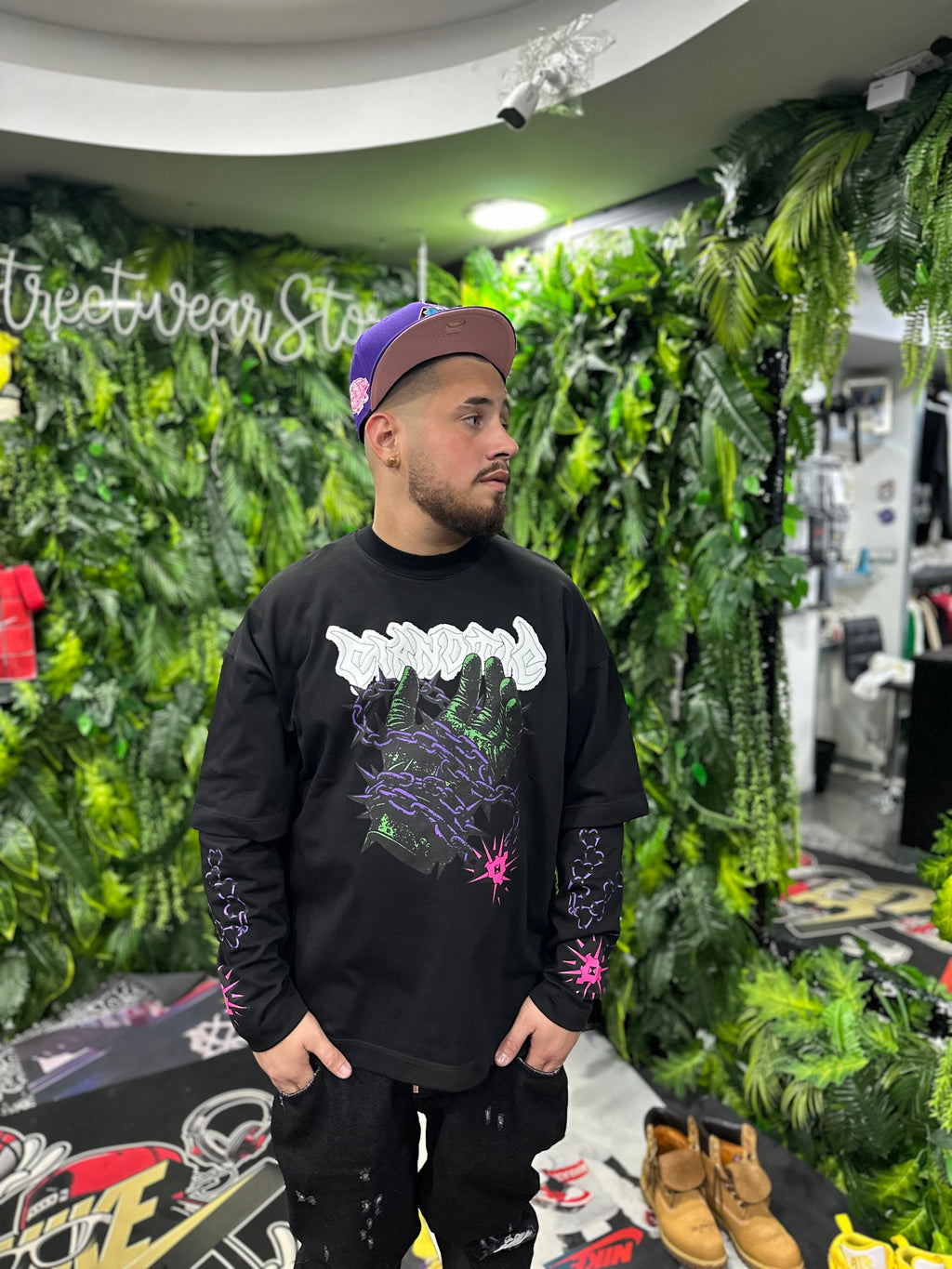 Shirt LongSleeve Mano Black CIANOTIC