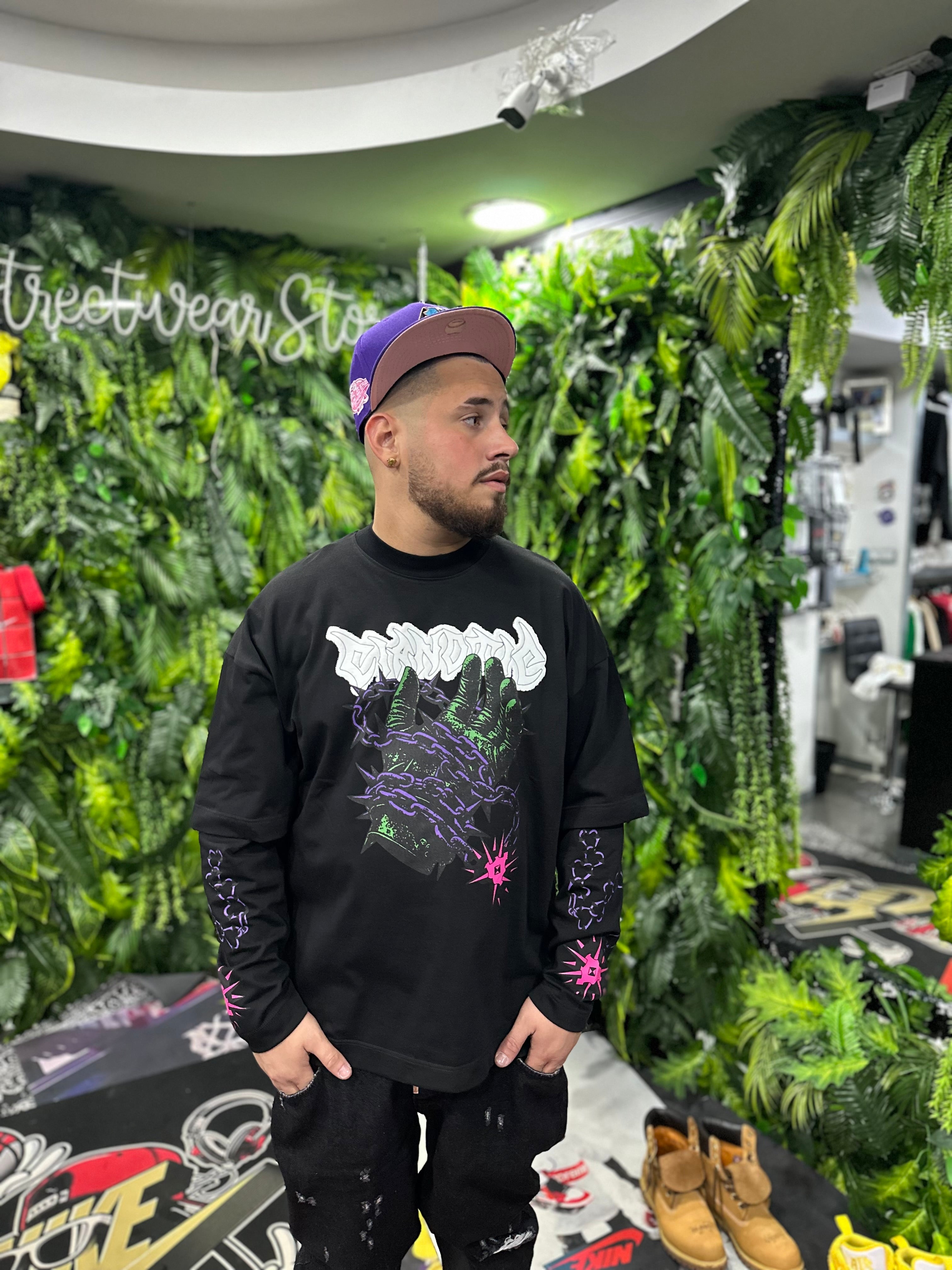 Shirt LongSleeve Mano Black CIANOTIC