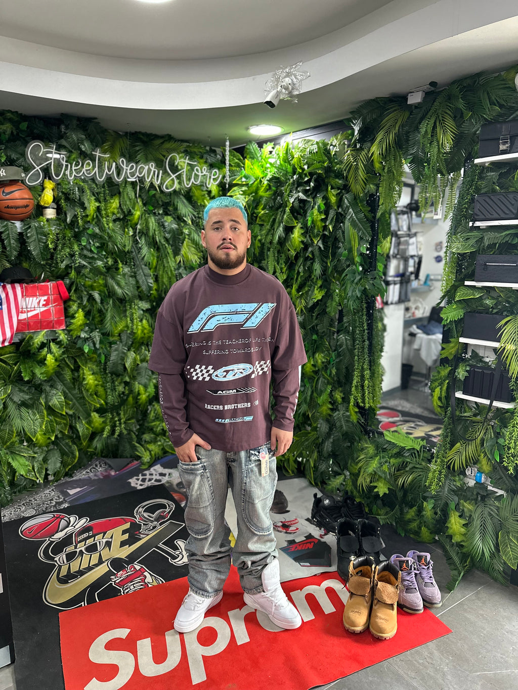 Shirt LongSleeve Racing Bordó BUNKER