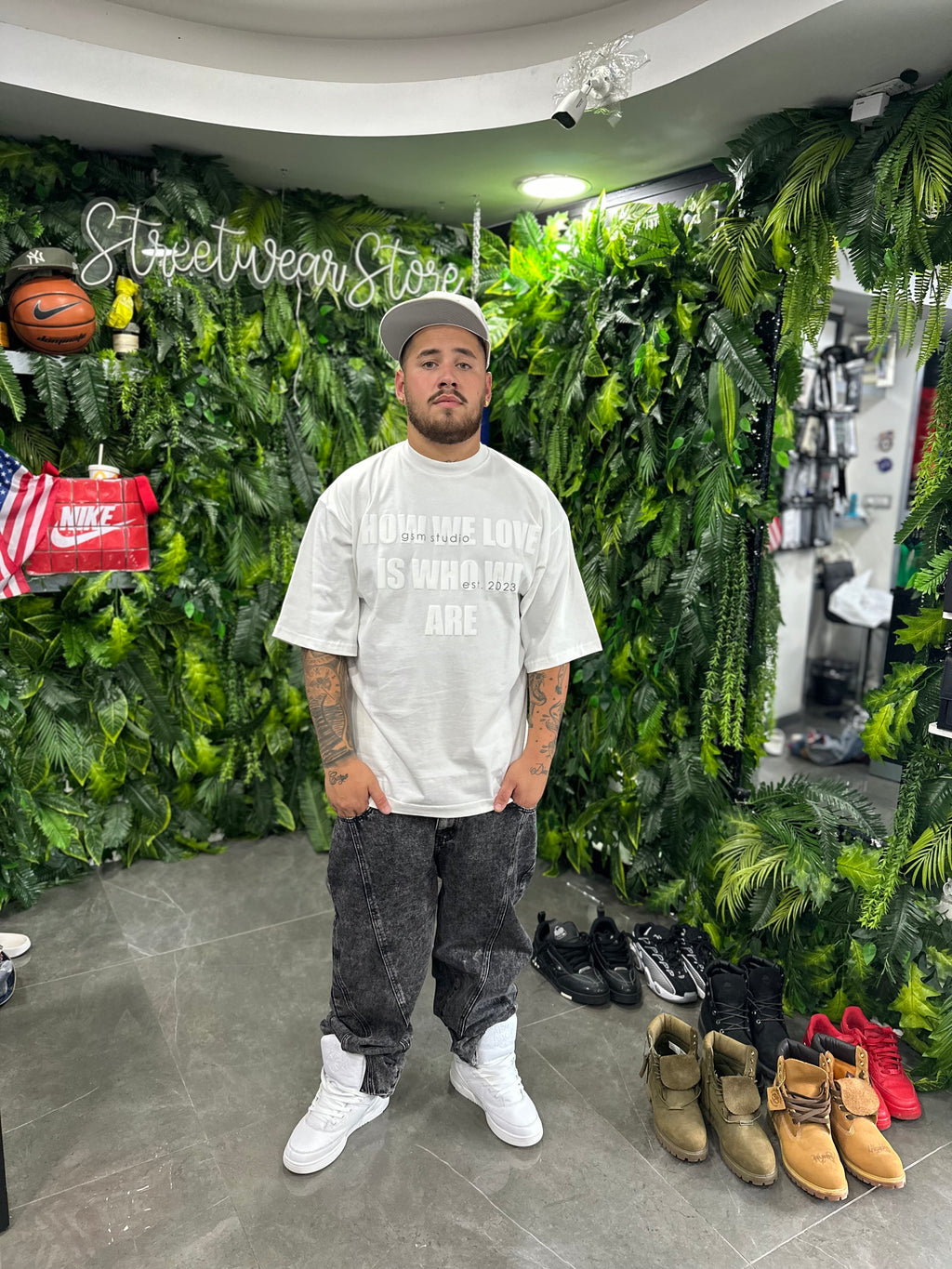 Shirt Love White GODSAVEME