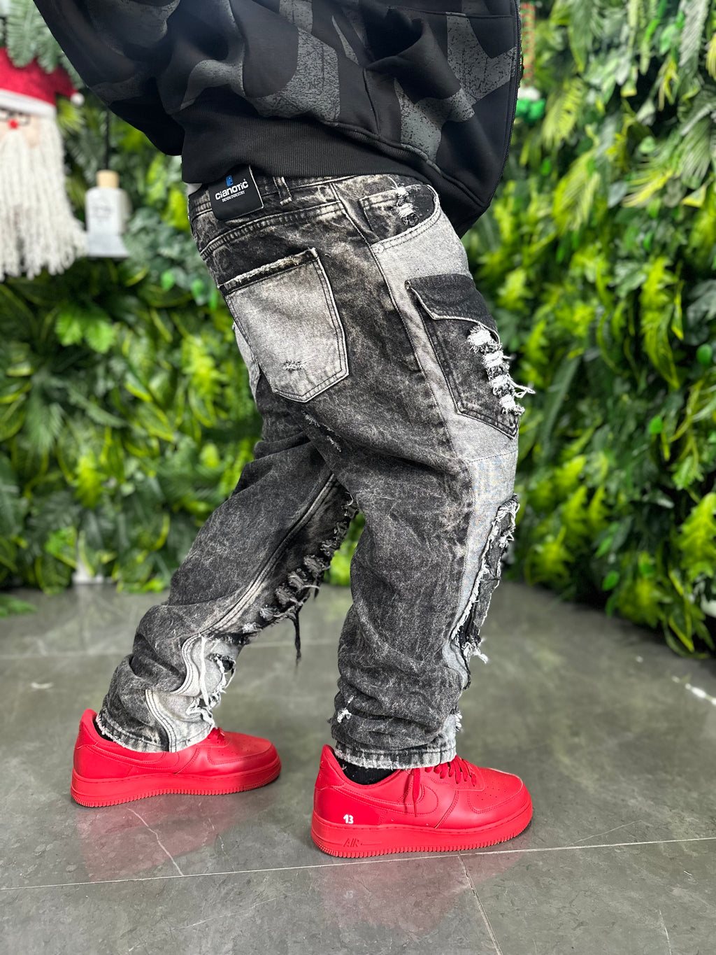 Denim Grey Ripped Cianotic