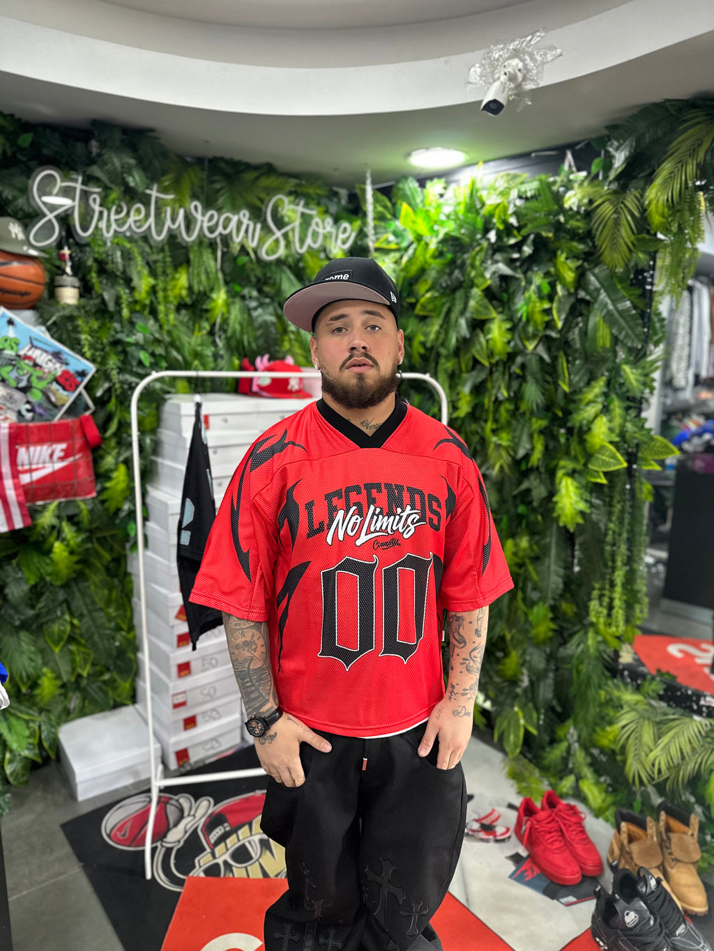 Shirt Mesh Red Legends CIANOTIC