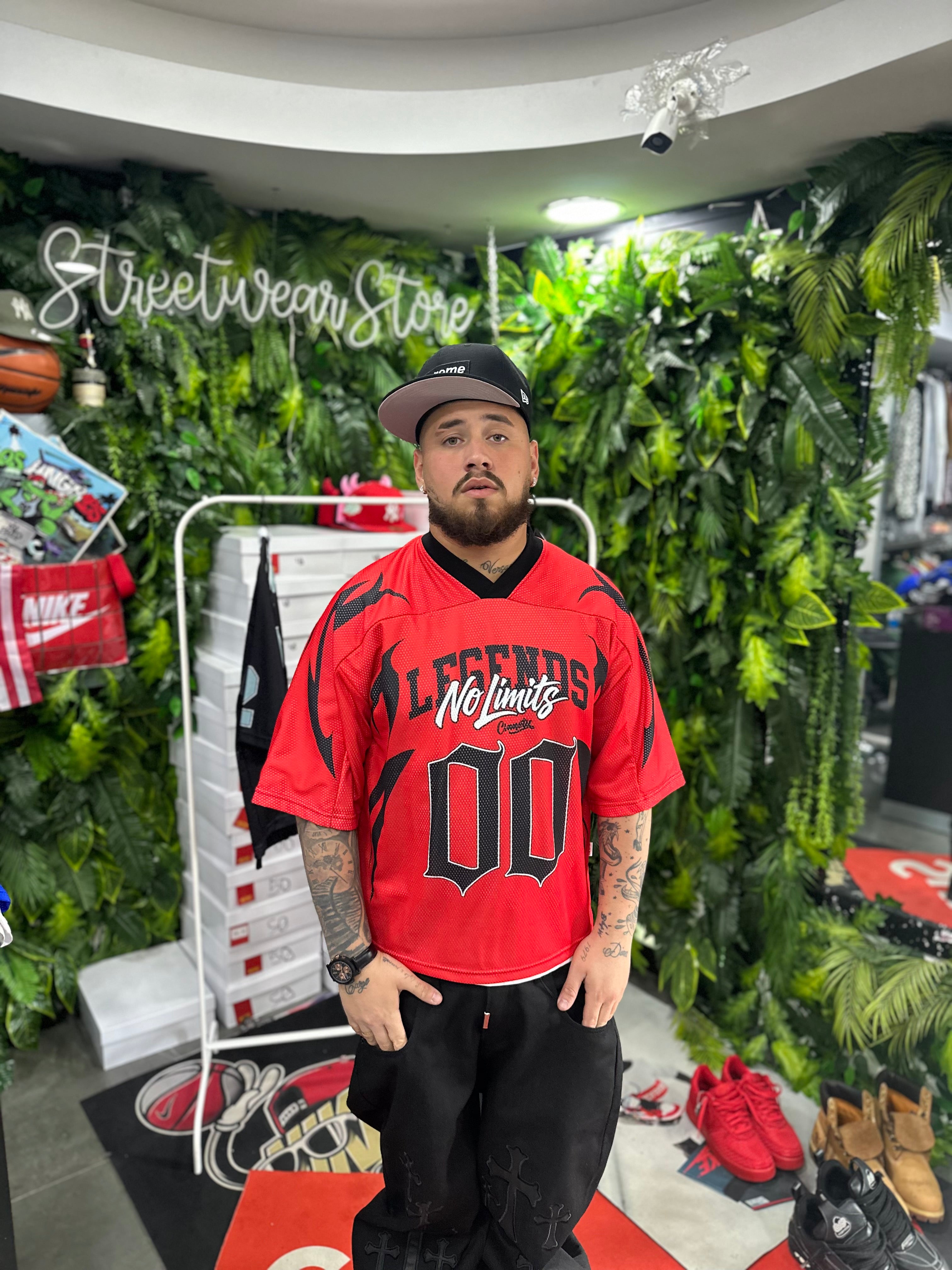 Shirt Mesh Red Legends CIANOTIC