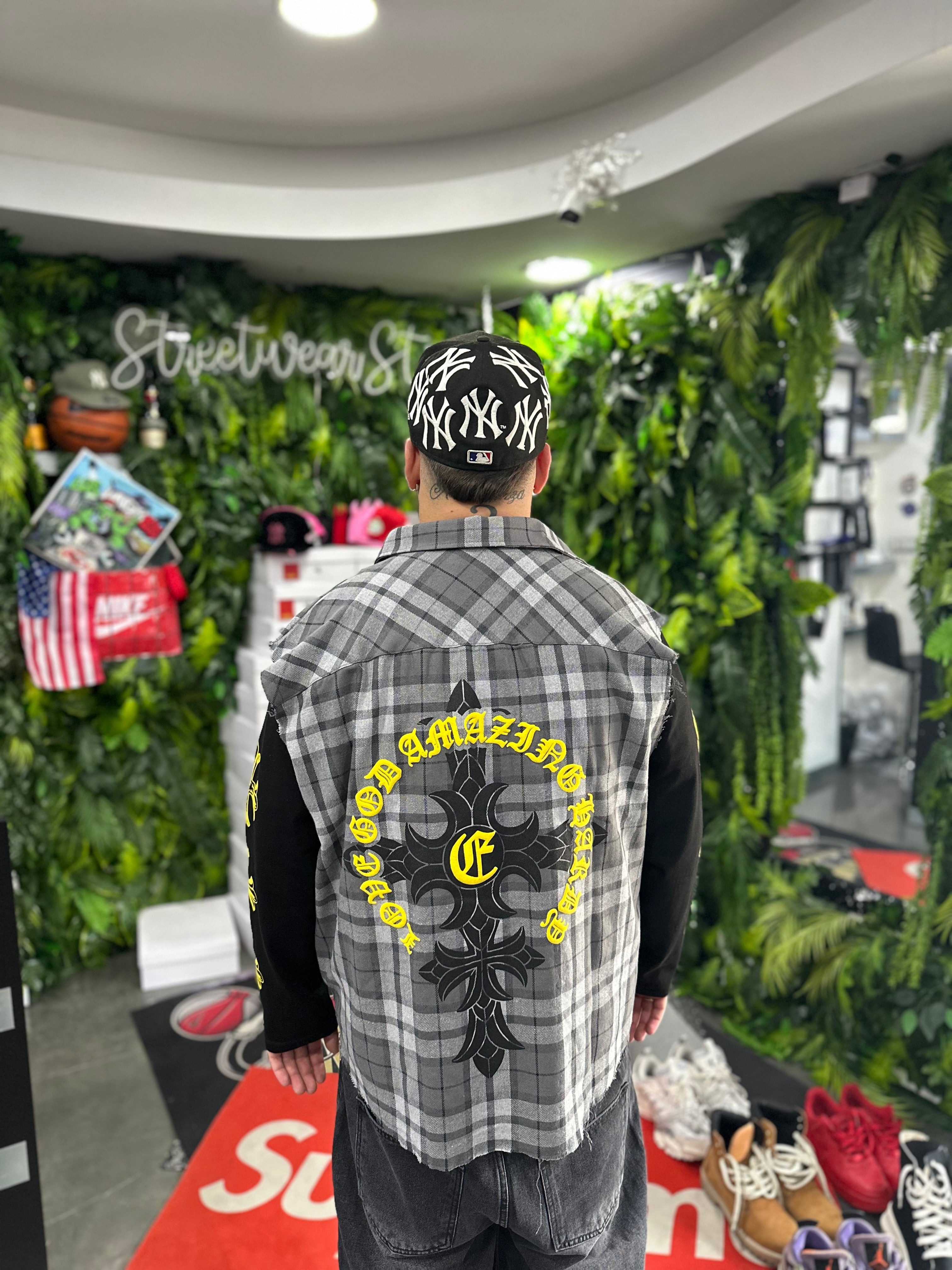 Camicia+LongSleeve Grey Chrome* BUNKER