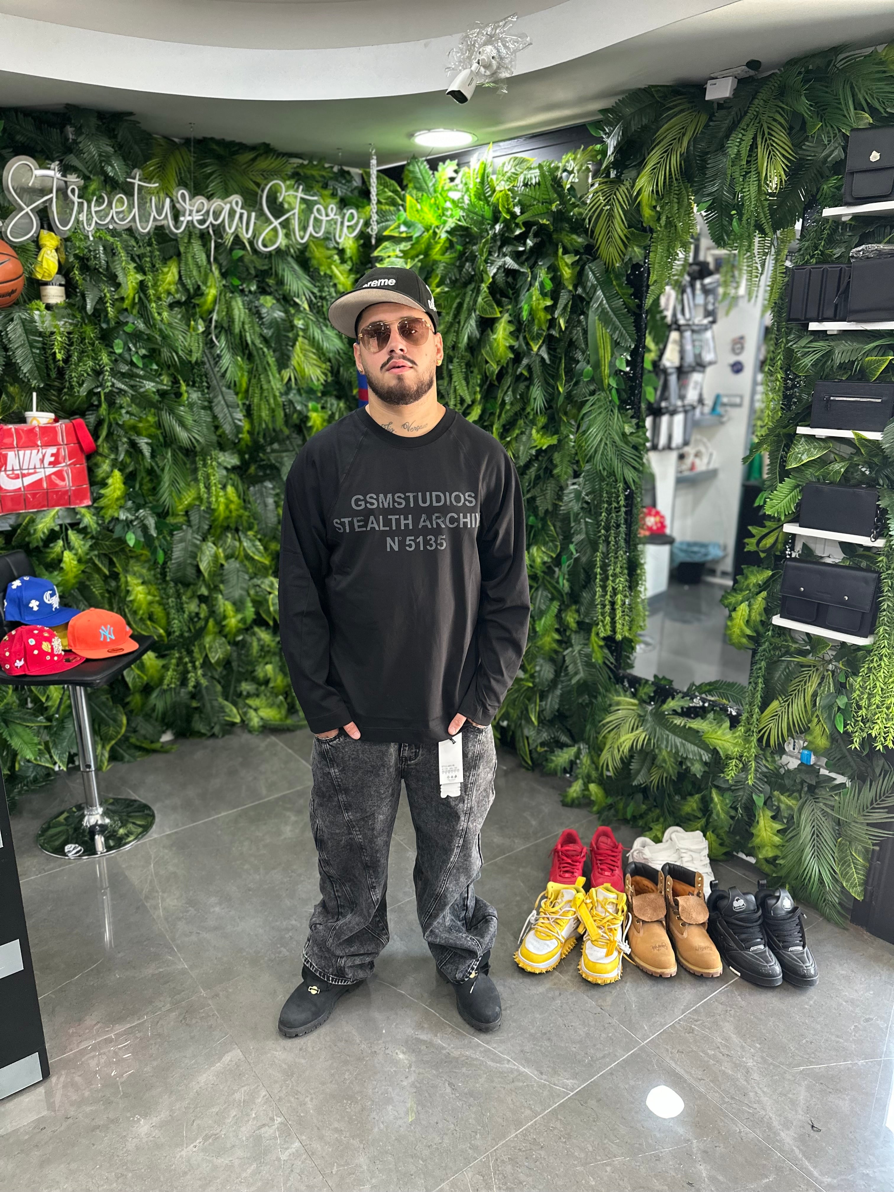 Shirt LongSleeve Black GODSAVEME