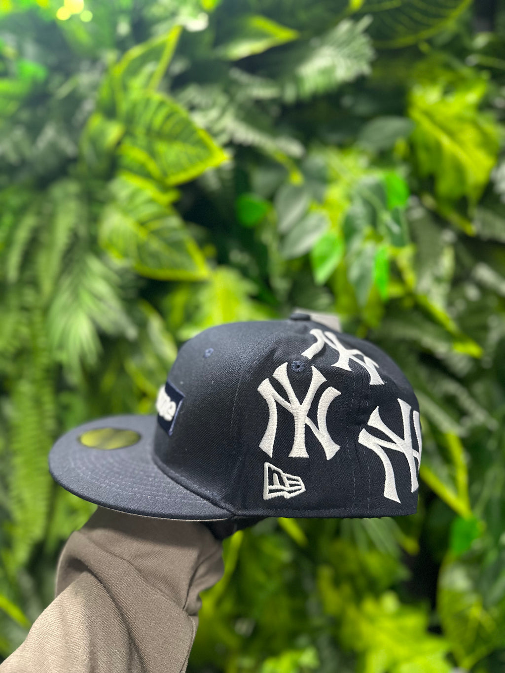 Cappello Supreme Yankees Blu
