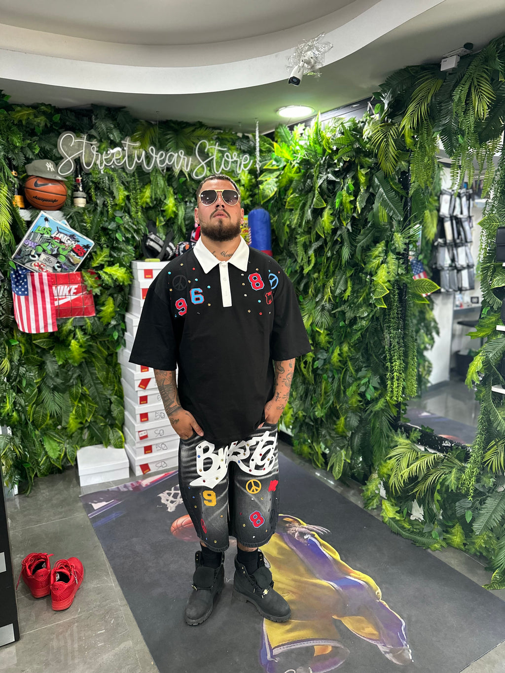 Polo Black Patch BUNKER